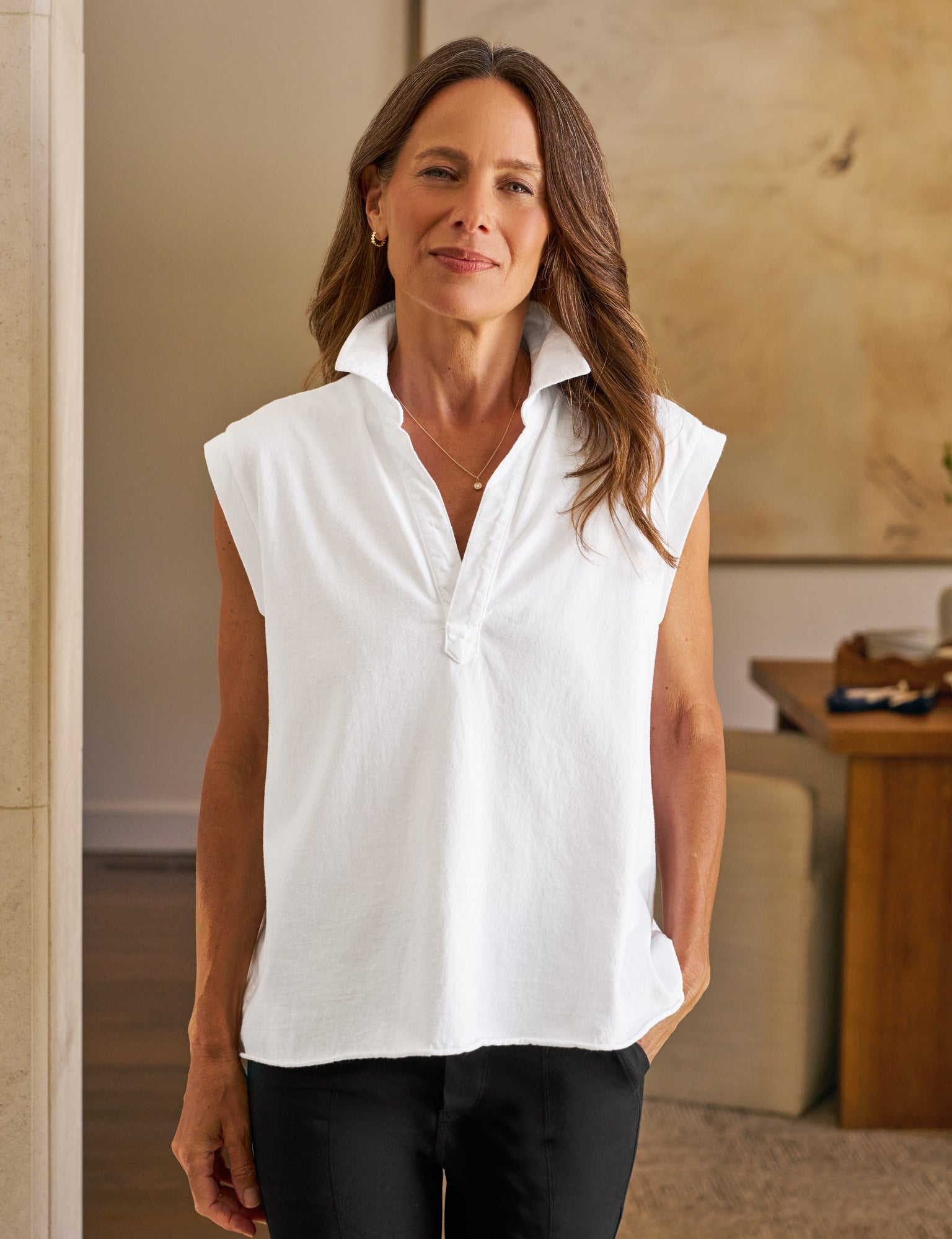 Olivia Popover Henley