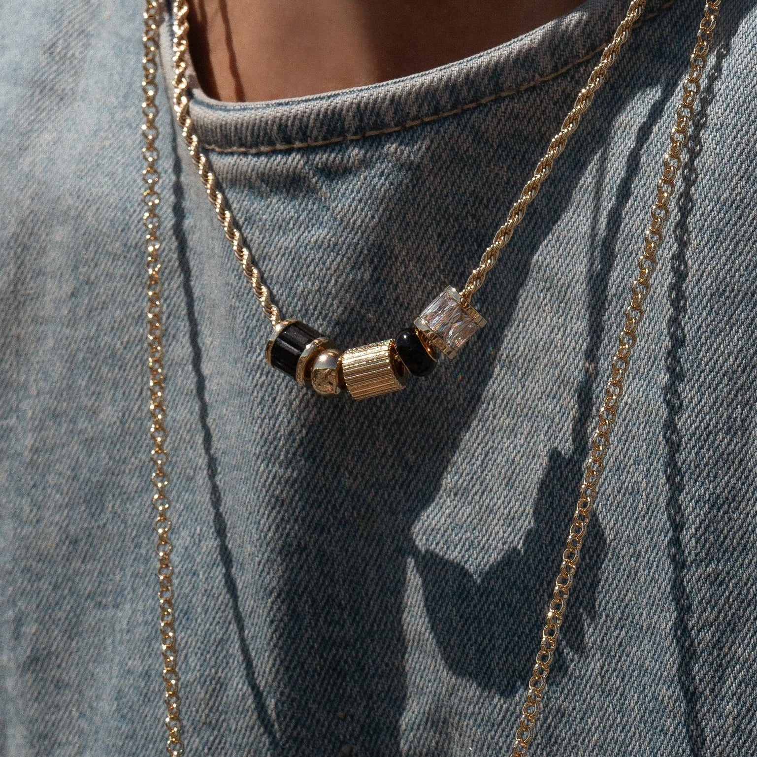 Cierra Bead Charm: 14k Gold Plated