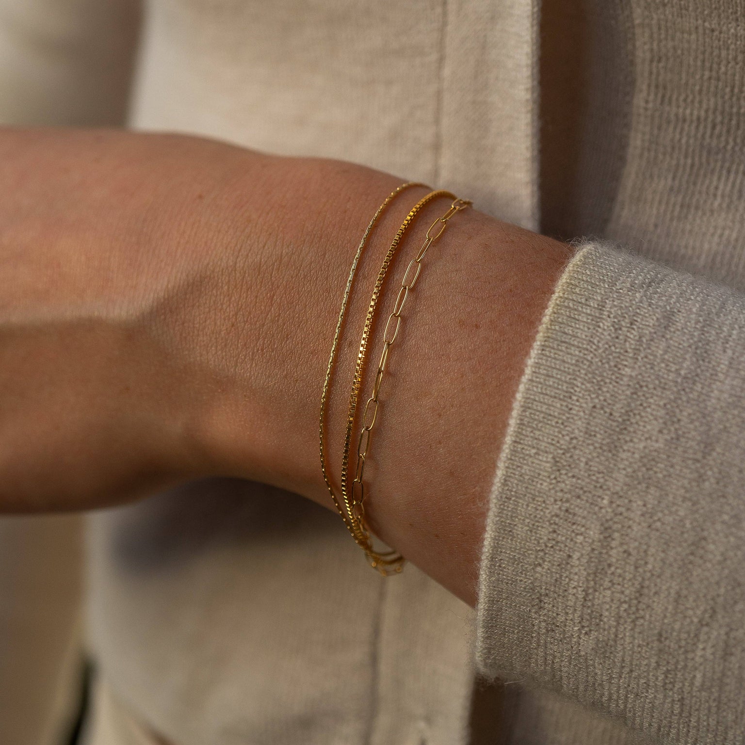 Rosalie Bracelet: 14k Gold Plated