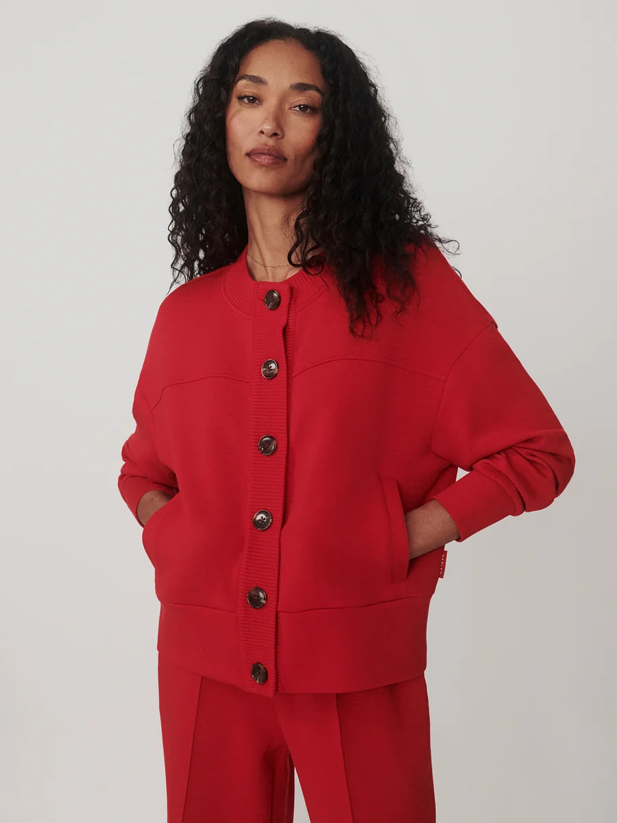 Olwen Button Front Sweat