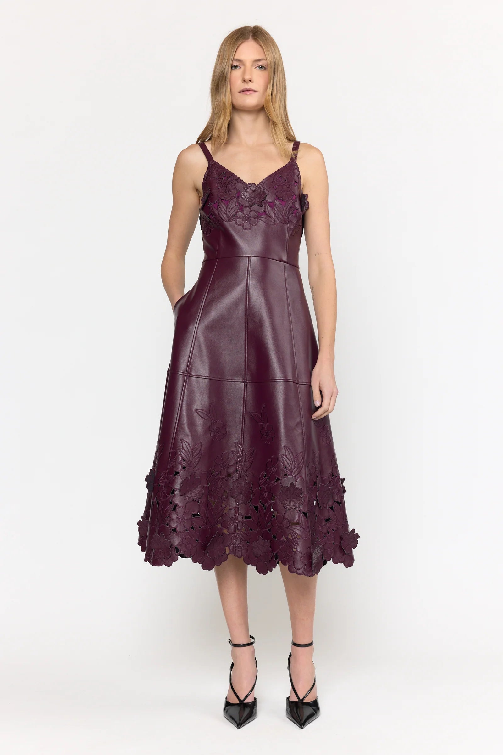 Tahlia Dress - Eggplant