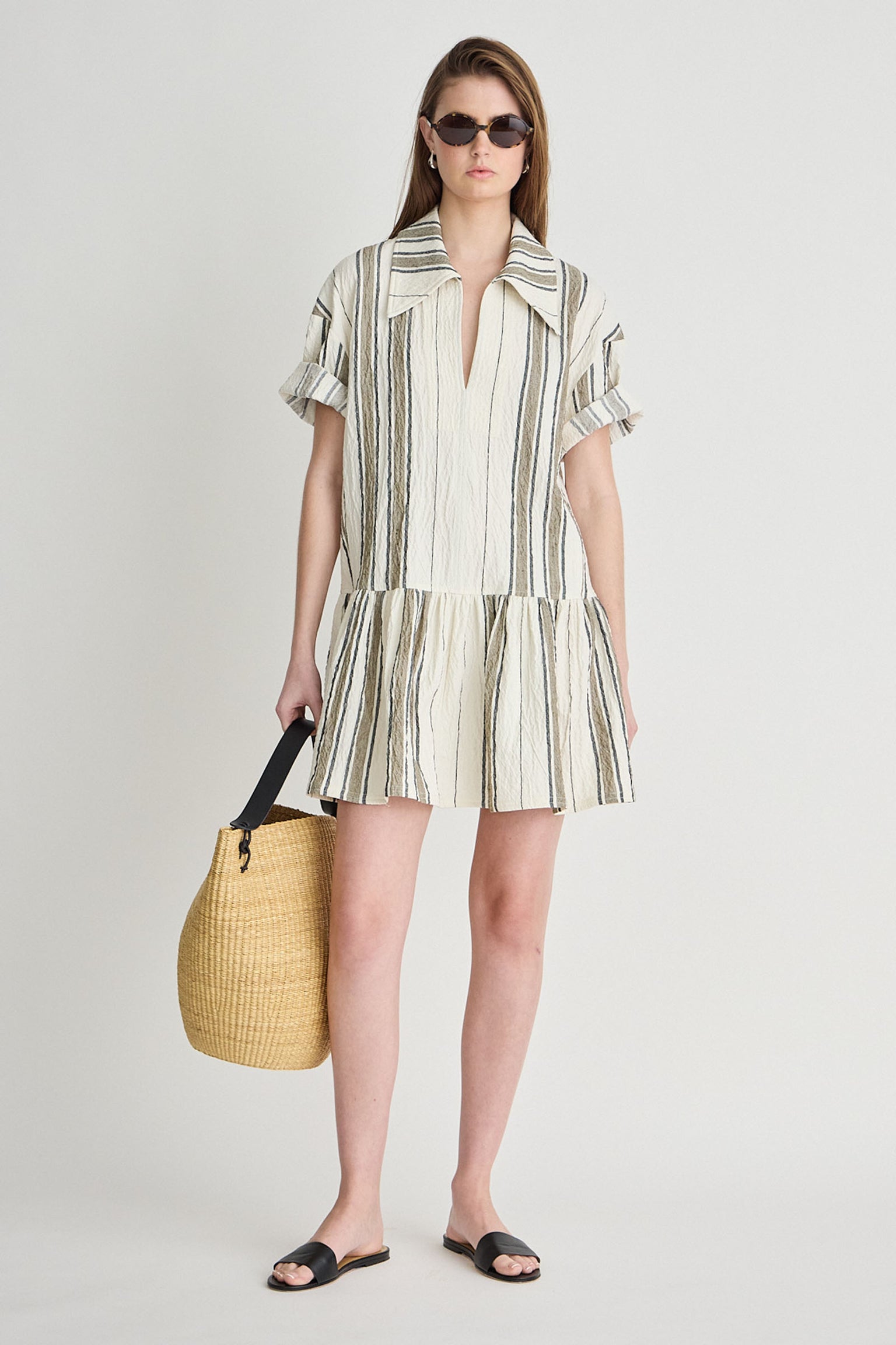 Stripe Down Rowen Mini