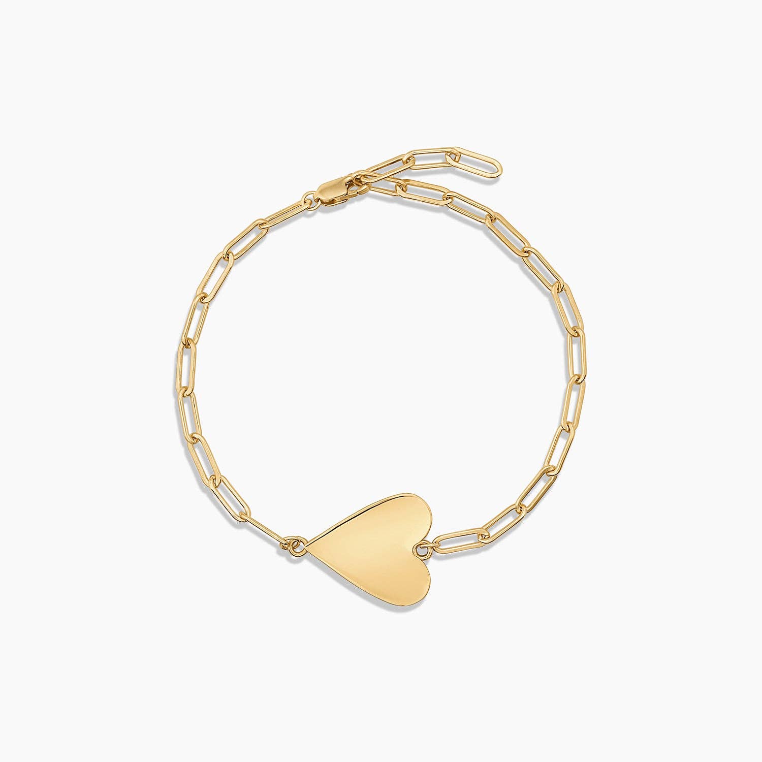 Amaya Heart Bracelet: 14k Gold Plated