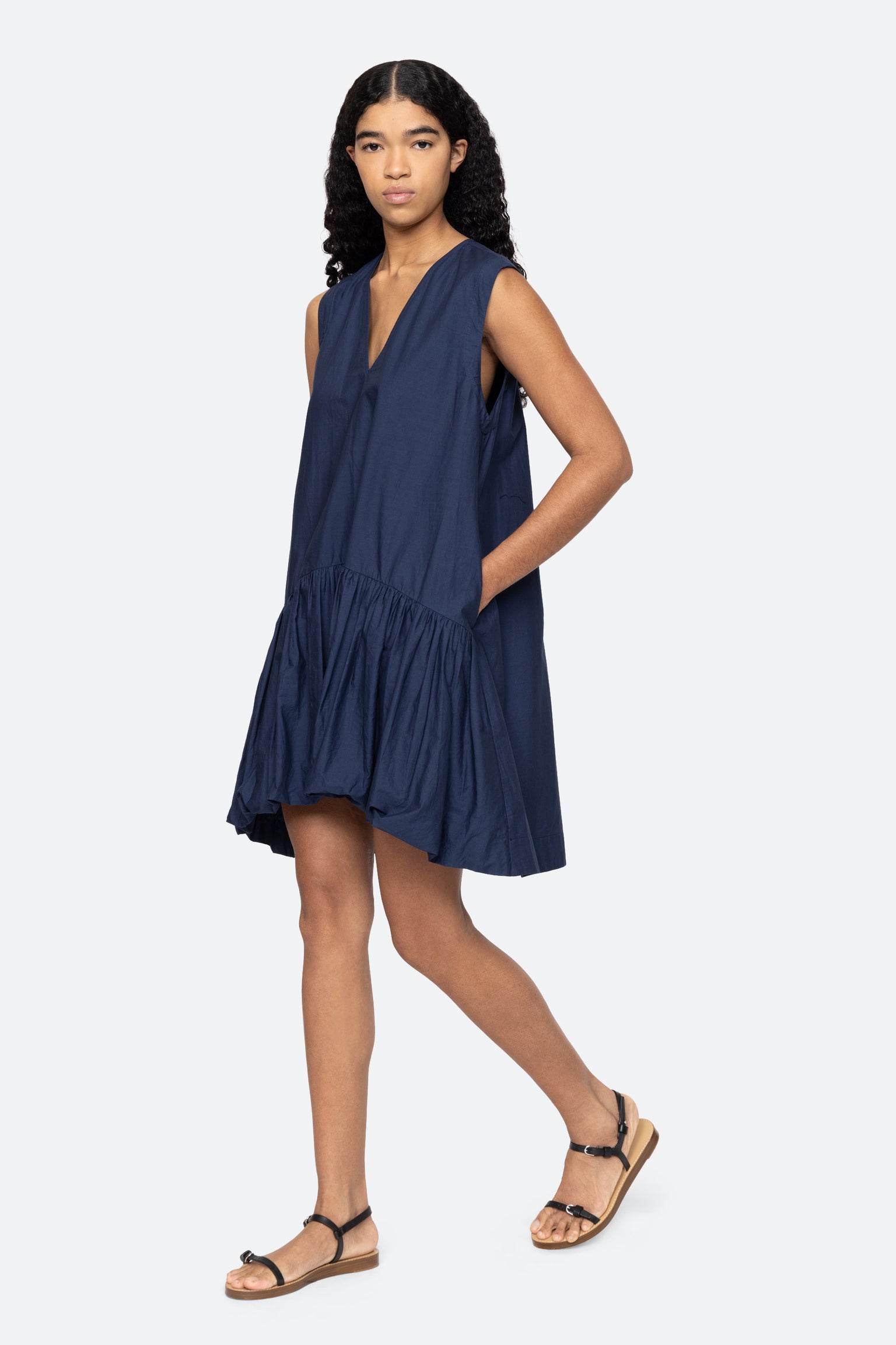 Emmet Poplin Bubble Tank Dress