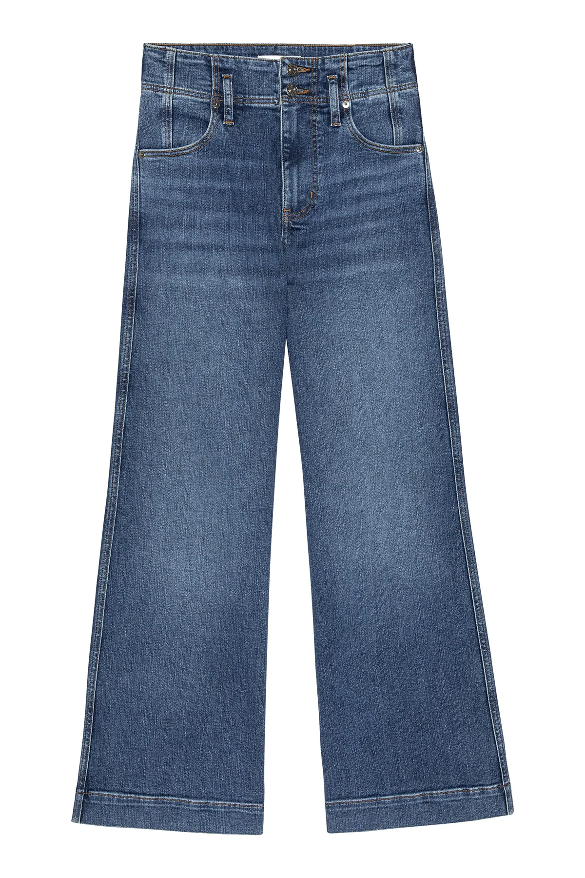 The Seamed Wide Trouser Crop