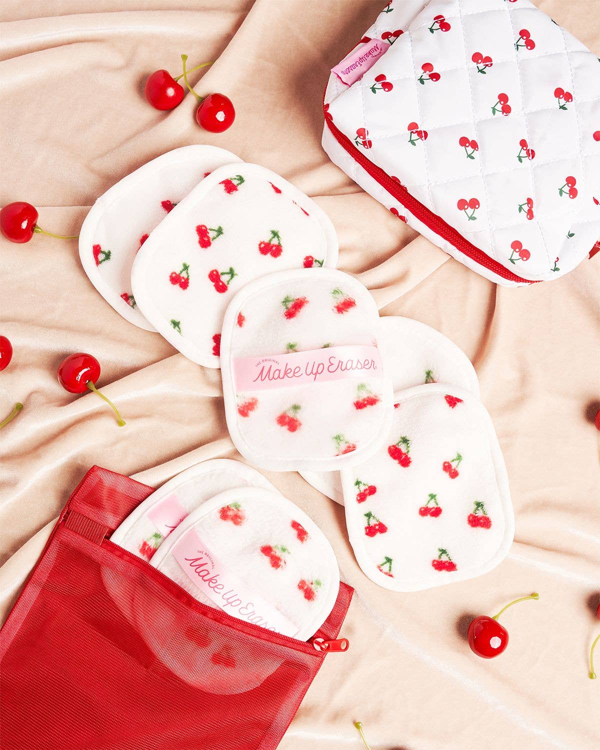 (Available 12/1) Cherry Crush 7-Day Set & Makeup Bag Gift Set