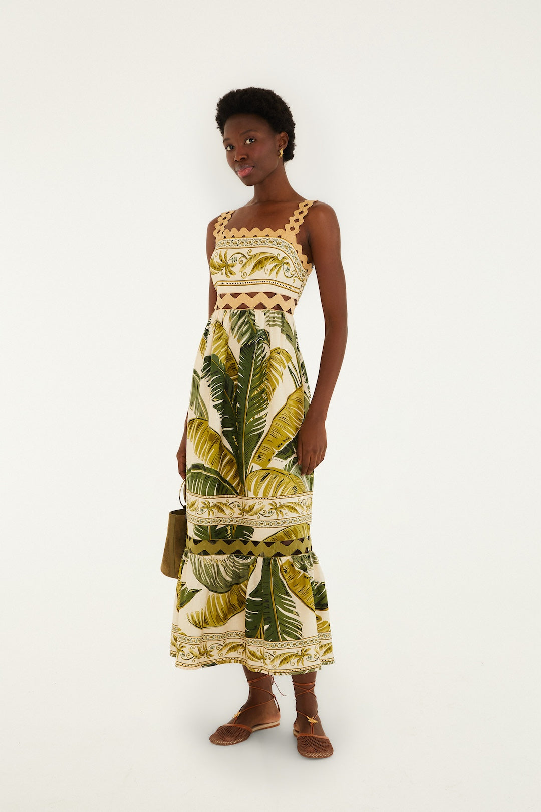 Trancoso Sand Sleeveless Maxi Dress