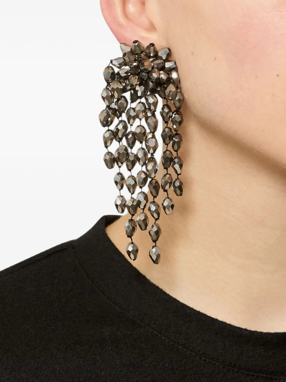 Hanabi Clip Earrings