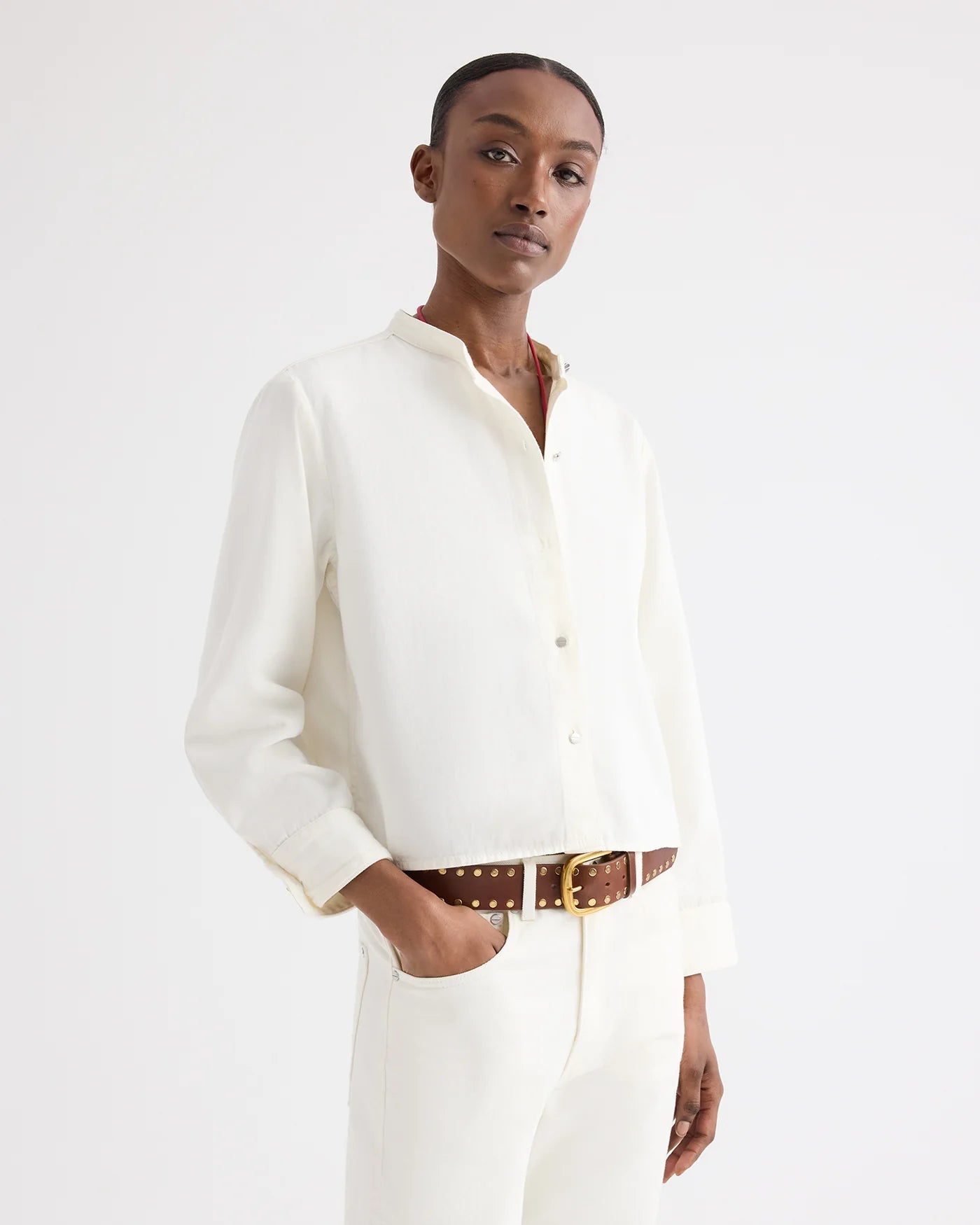 Stand Collar Cut Off