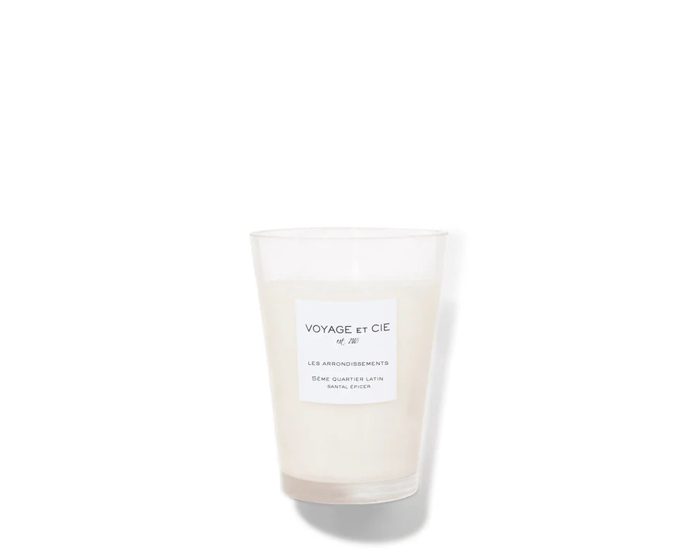 6" French Cut Vase Candle