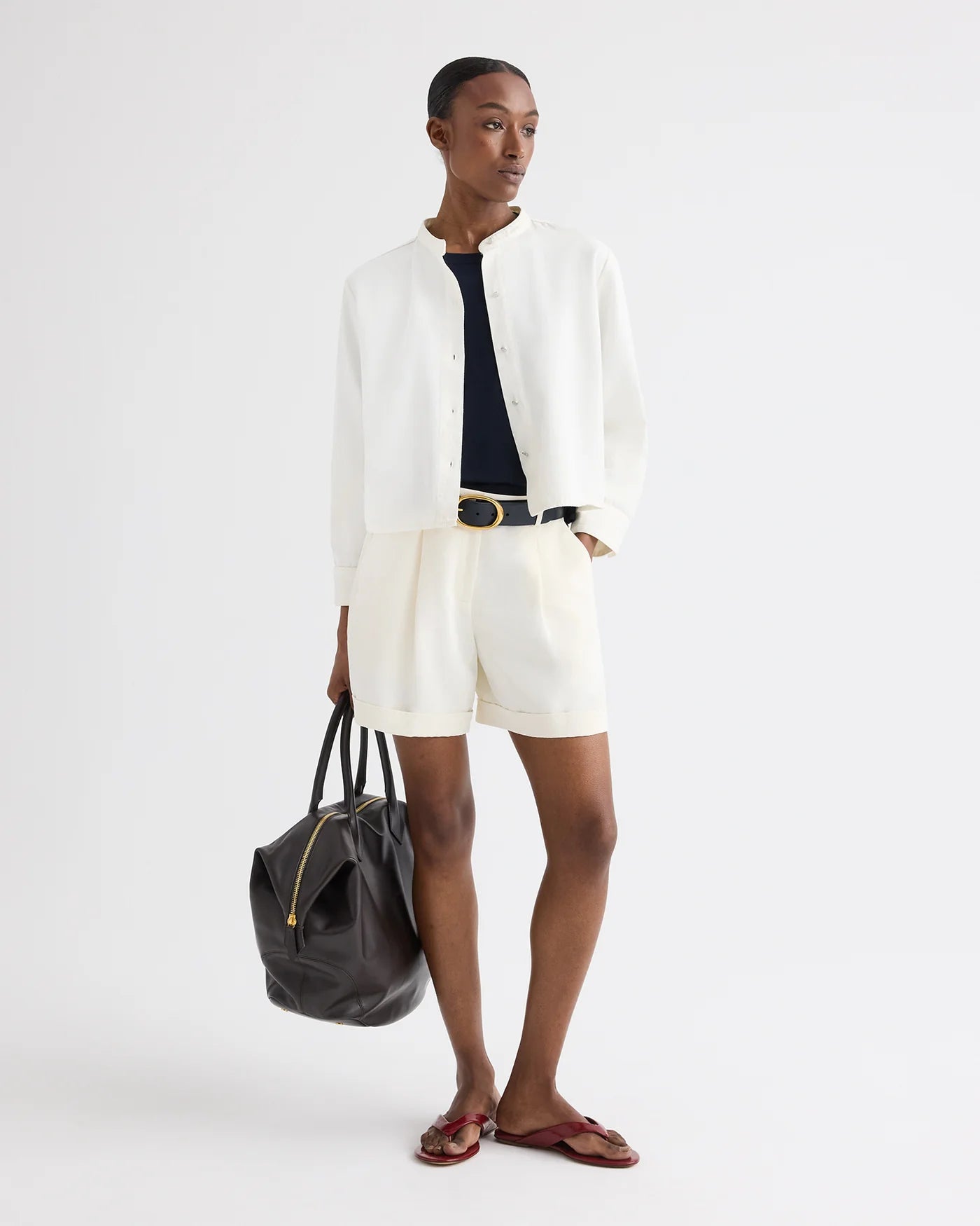 Stand Collar Cut Off
