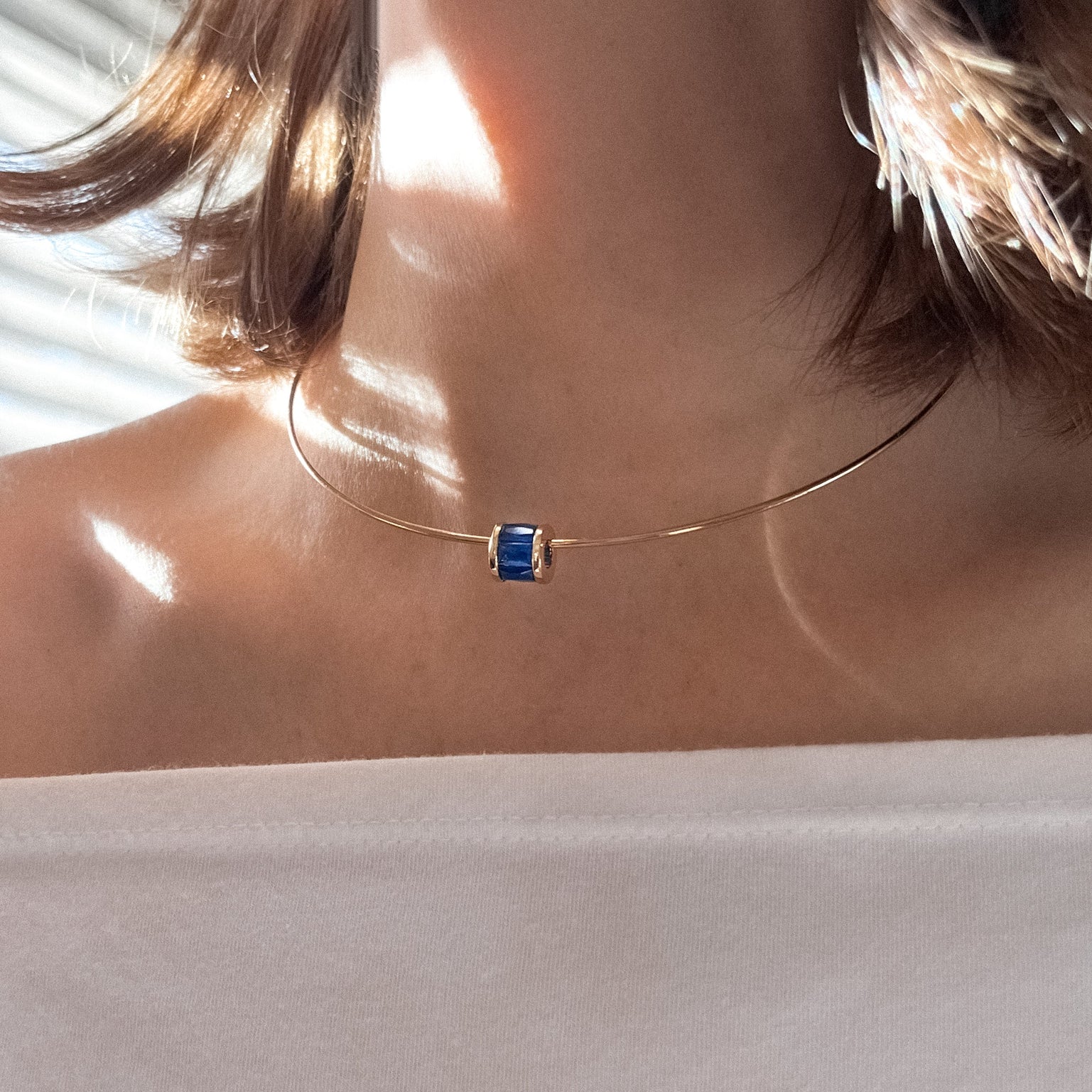 Delphin Blue Bead Charm