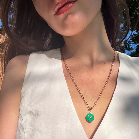 Bon Bon Chrysoprase Charm