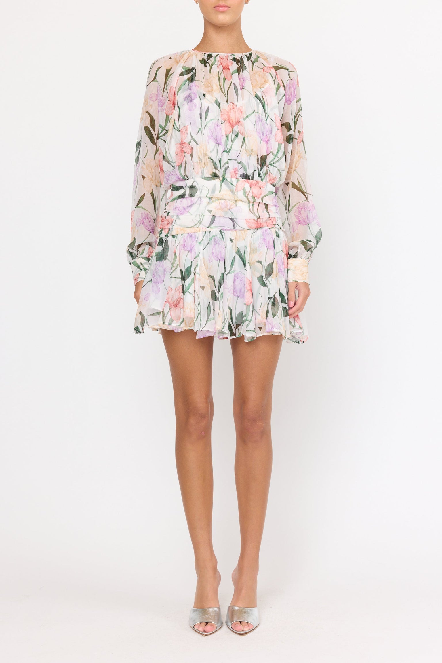 Billie Dress- Jardin Ivory