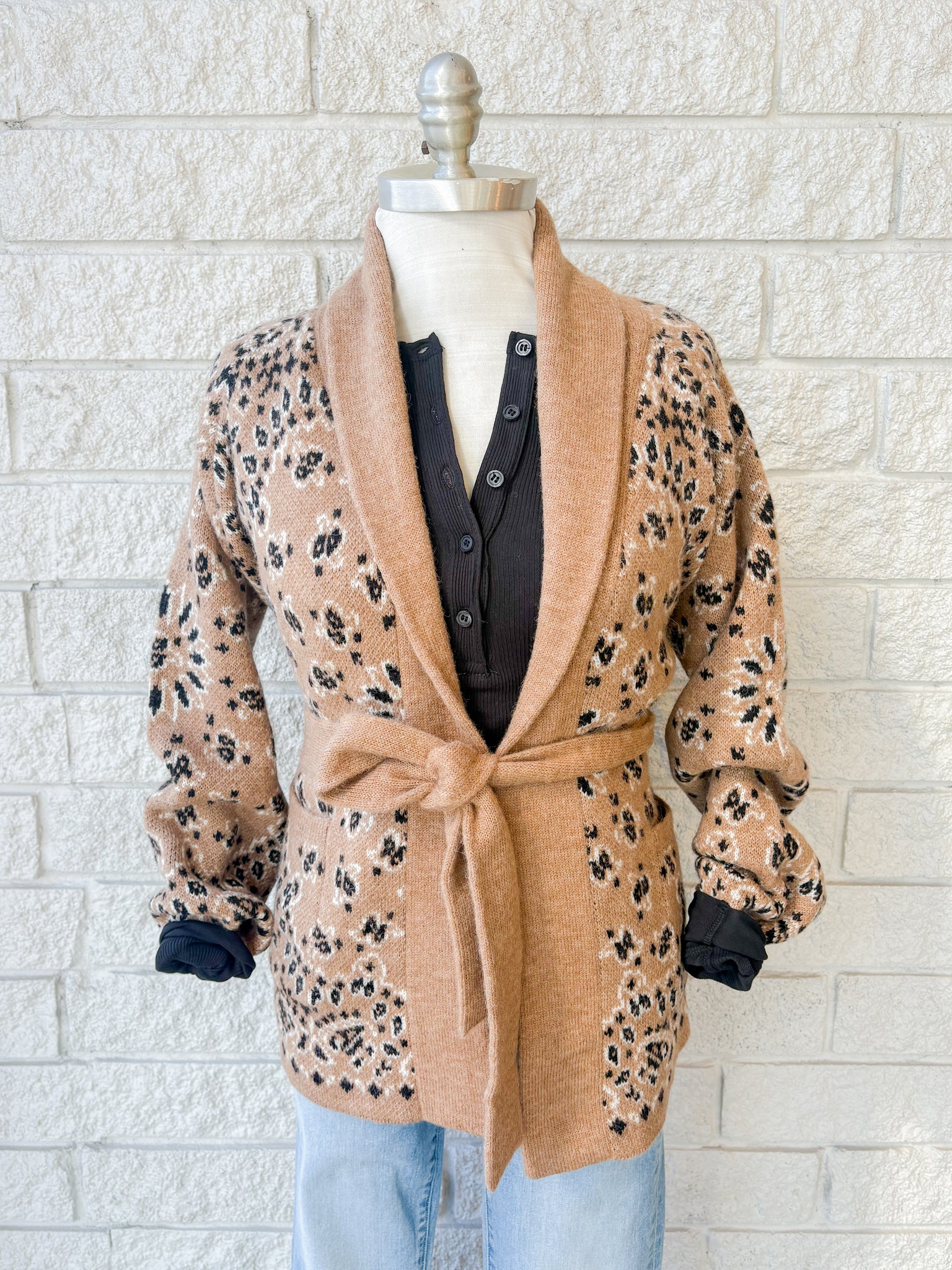 The Bandana Riding Cardigan