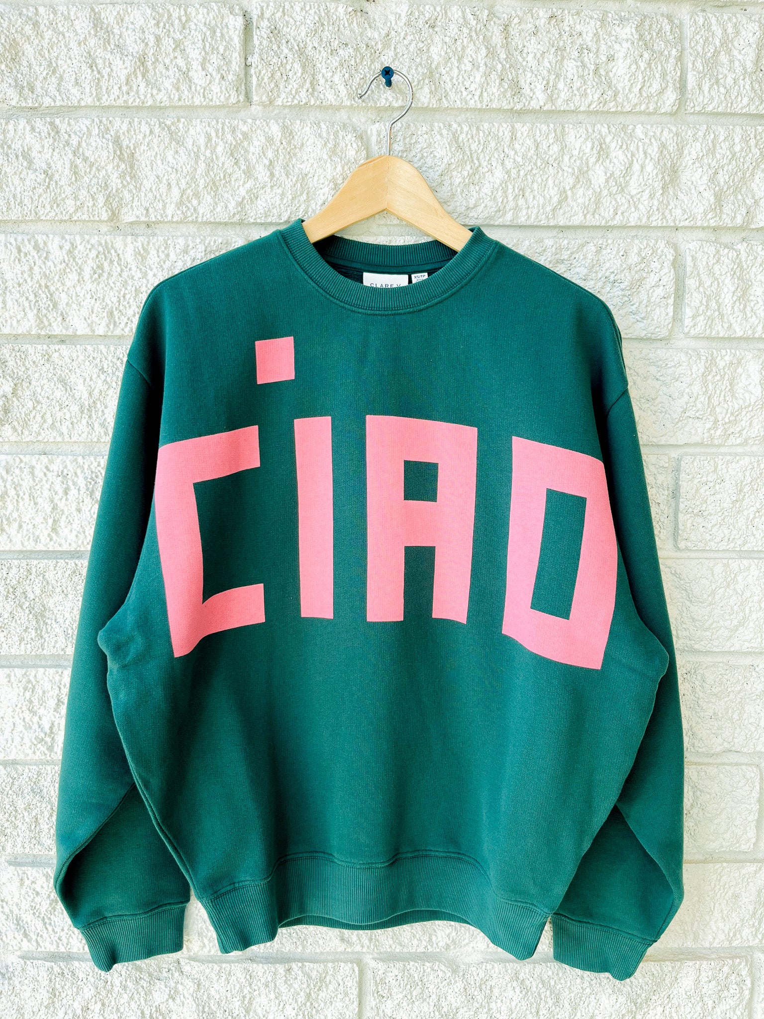 Oversized Sweatshirt - Grand Block Ciao