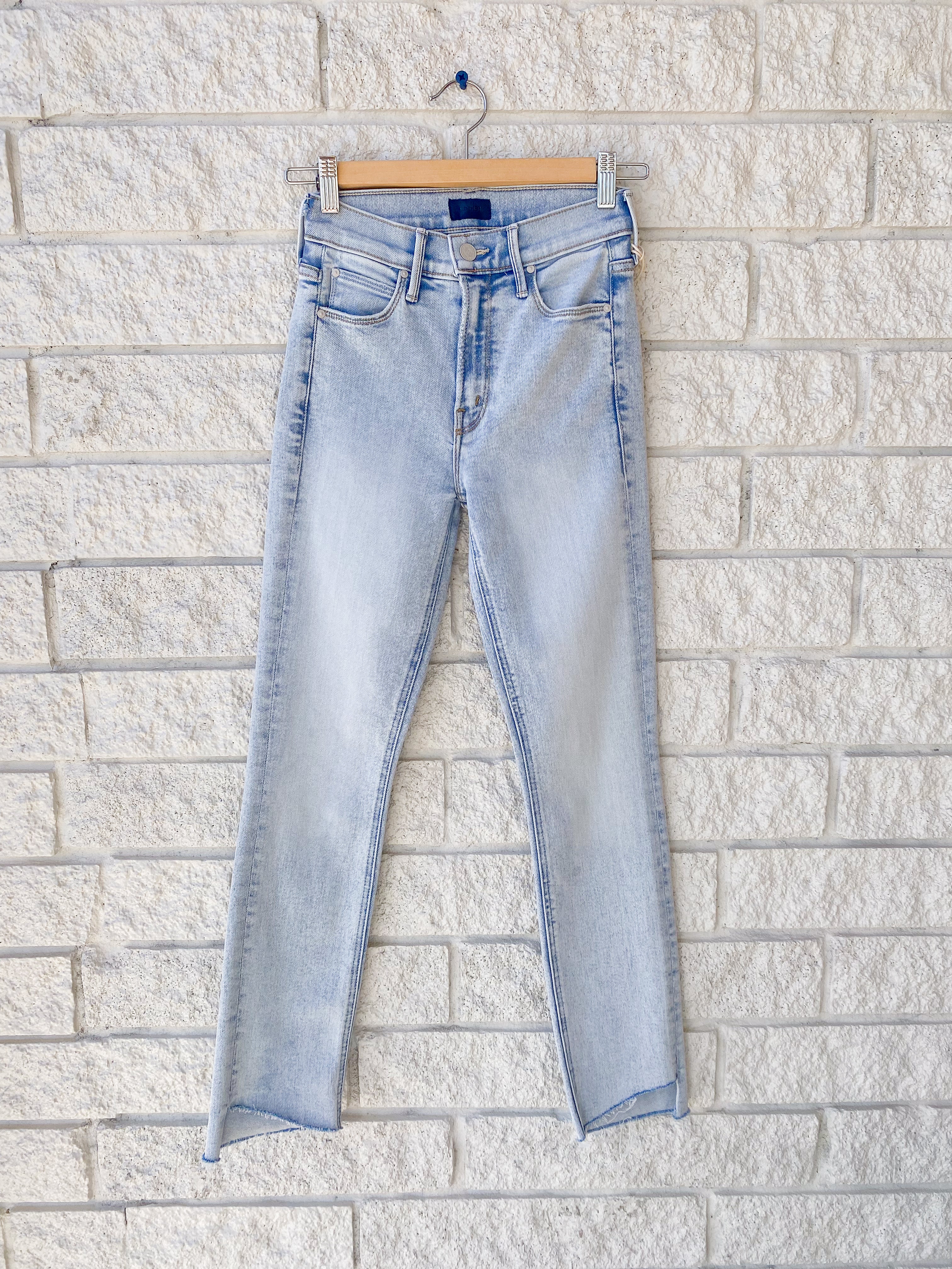 Mid Rise Dazzler Ankle Step Jean