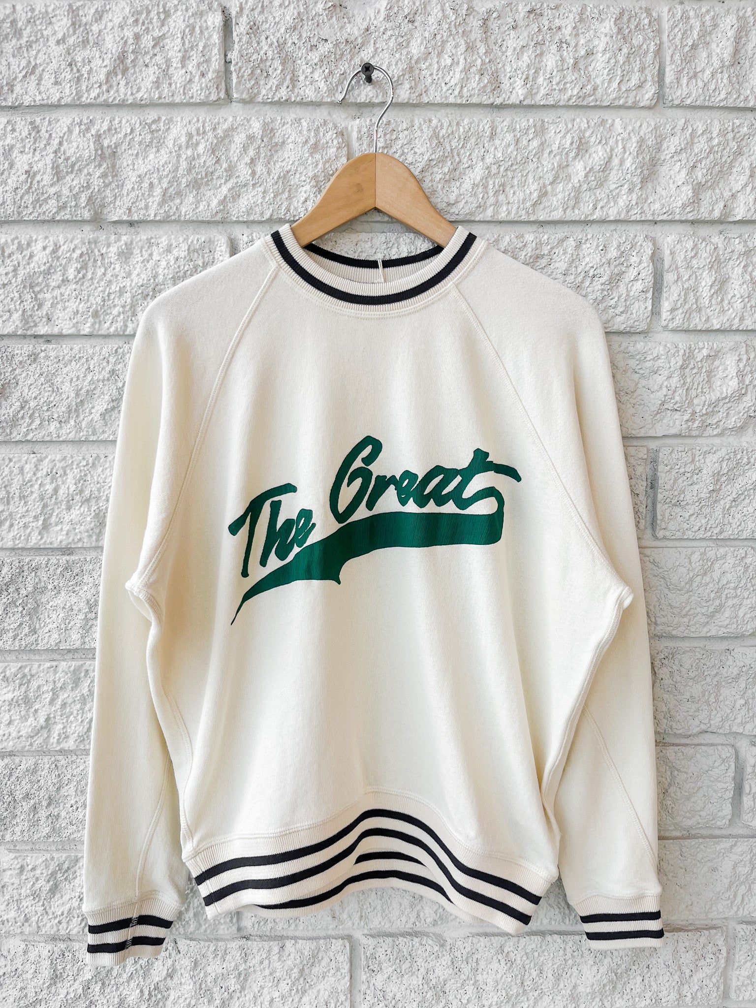 The Varsity College Sweatshirt with Crest Graphic