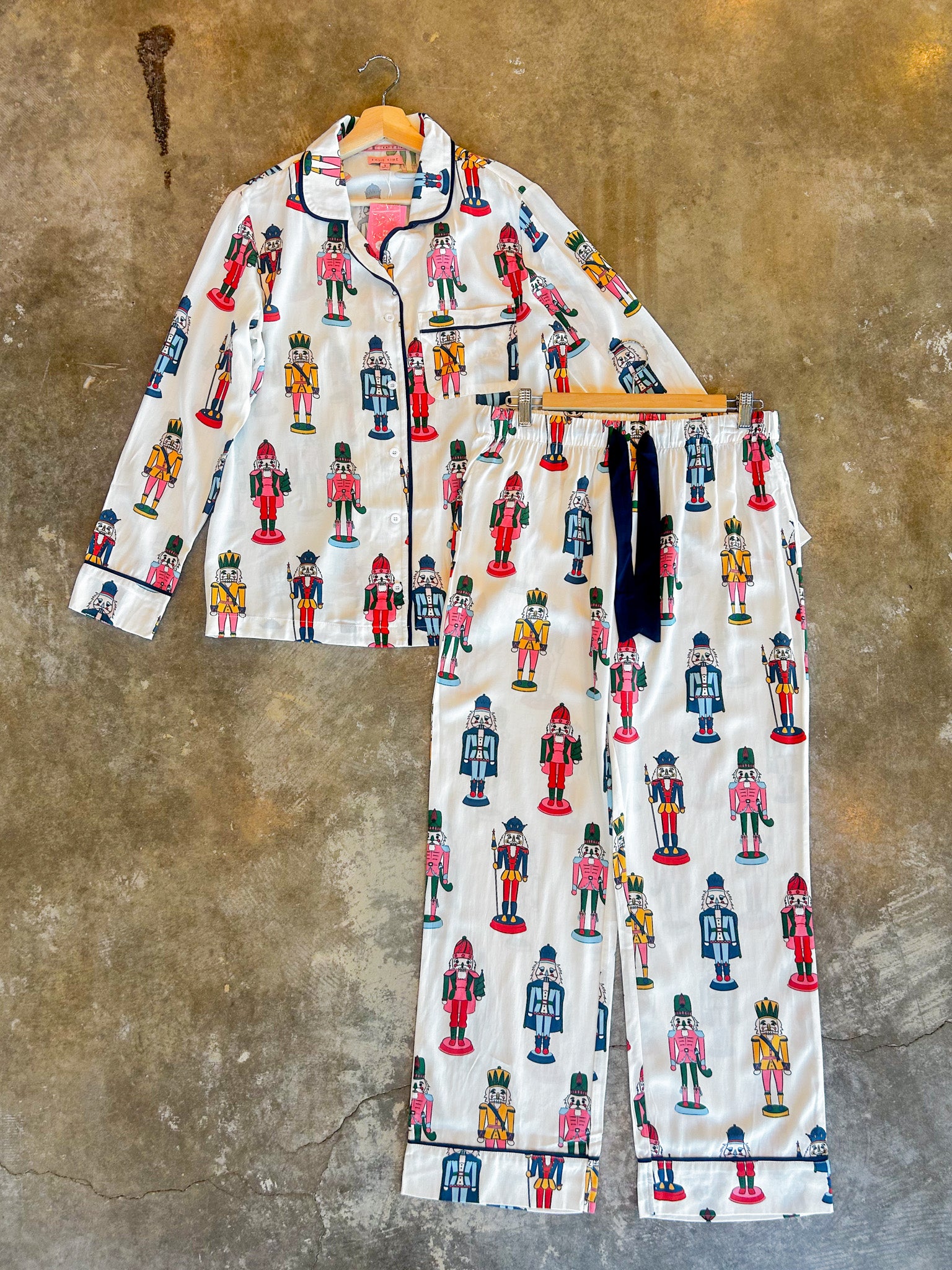 Holiday March Long Sleeve Pajama Pants Set