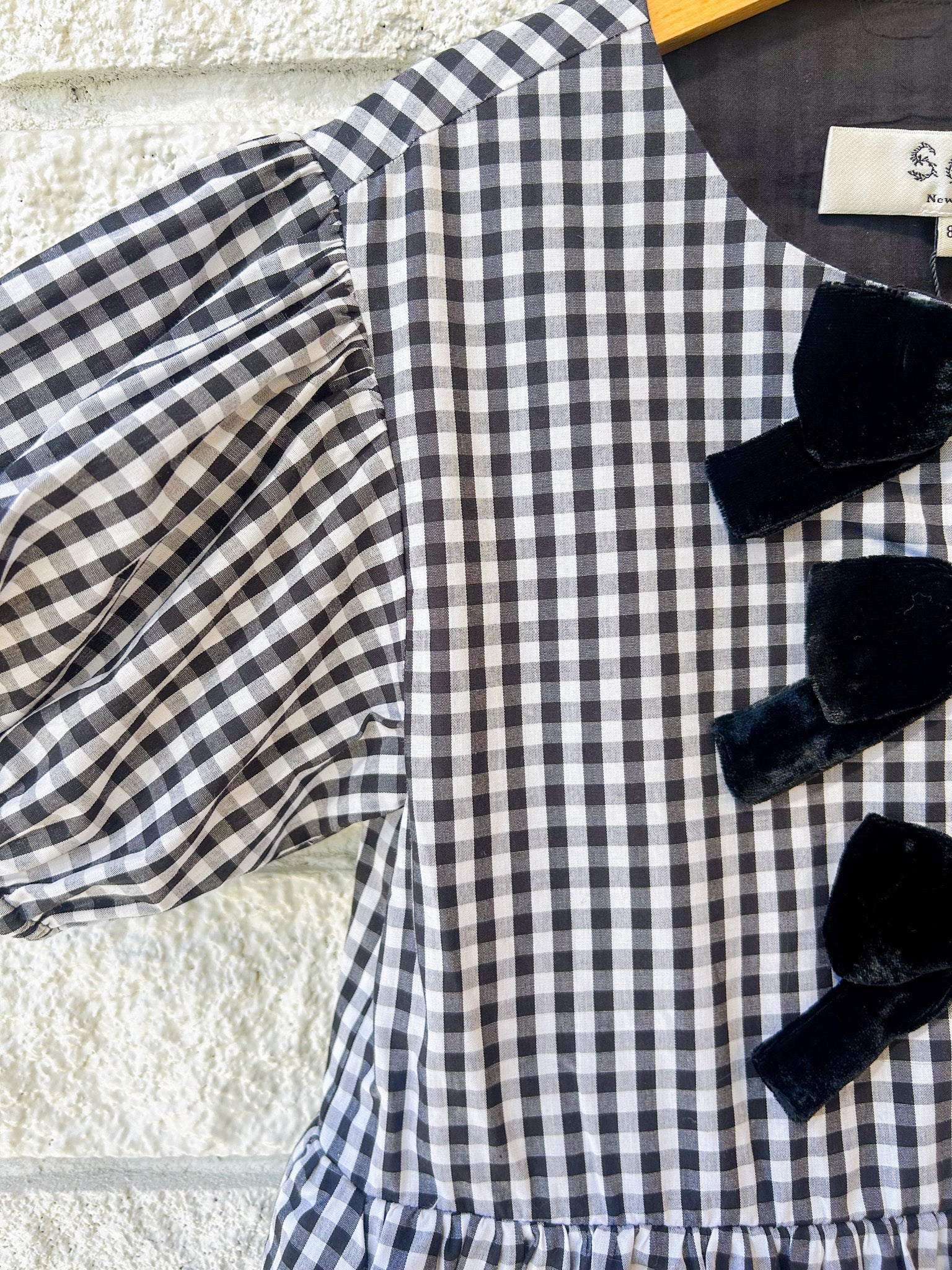 Isadora Solid Puffy SLV Dress