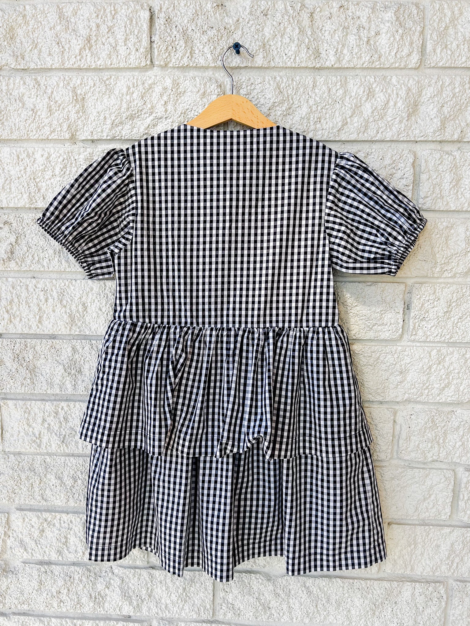 Isadora Solid Puffy SLV Dress