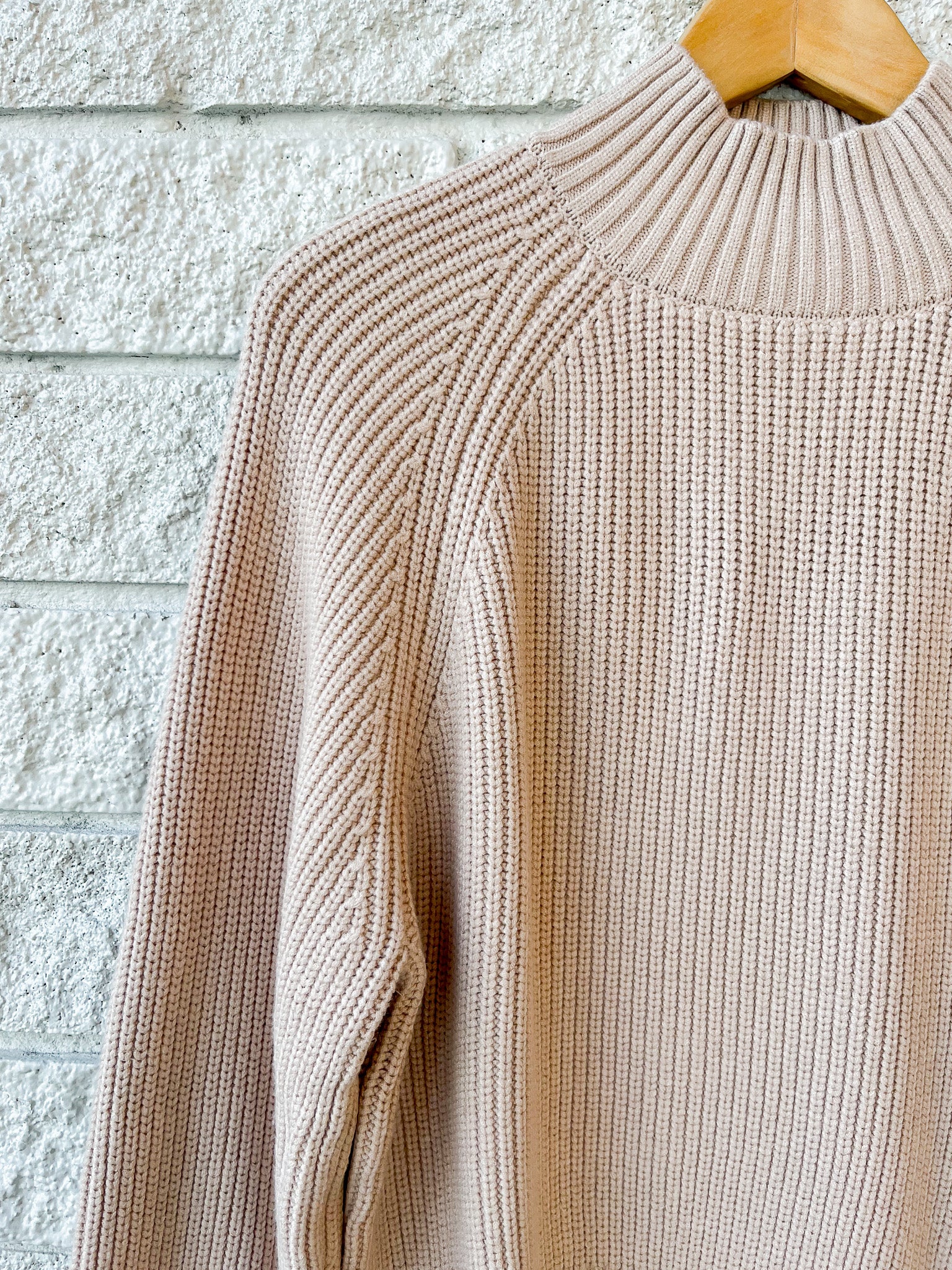 Martina High Neck Rib Knit