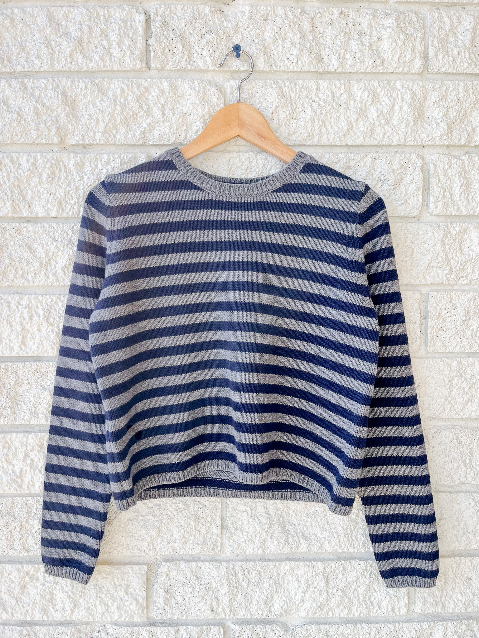 Melina Stripe Cotton Cashmere Sweater