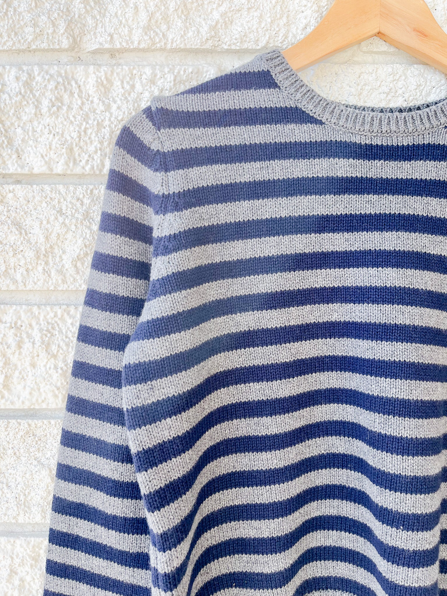 Melina Stripe Cotton Cashmere Sweater