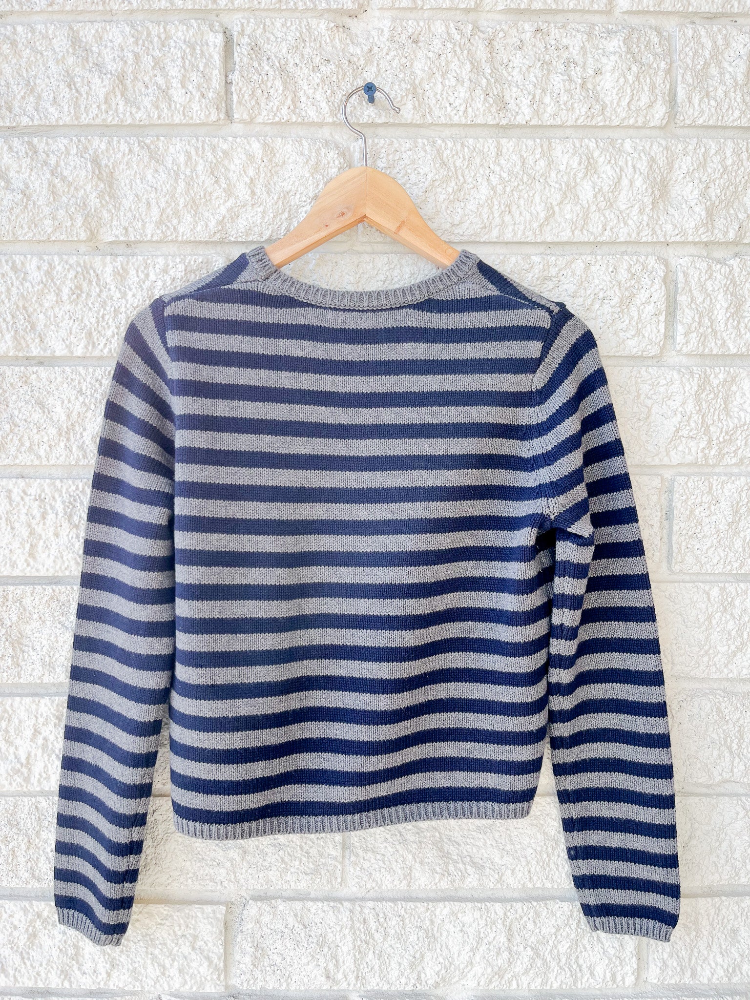 Melina Stripe Cotton Cashmere Sweater