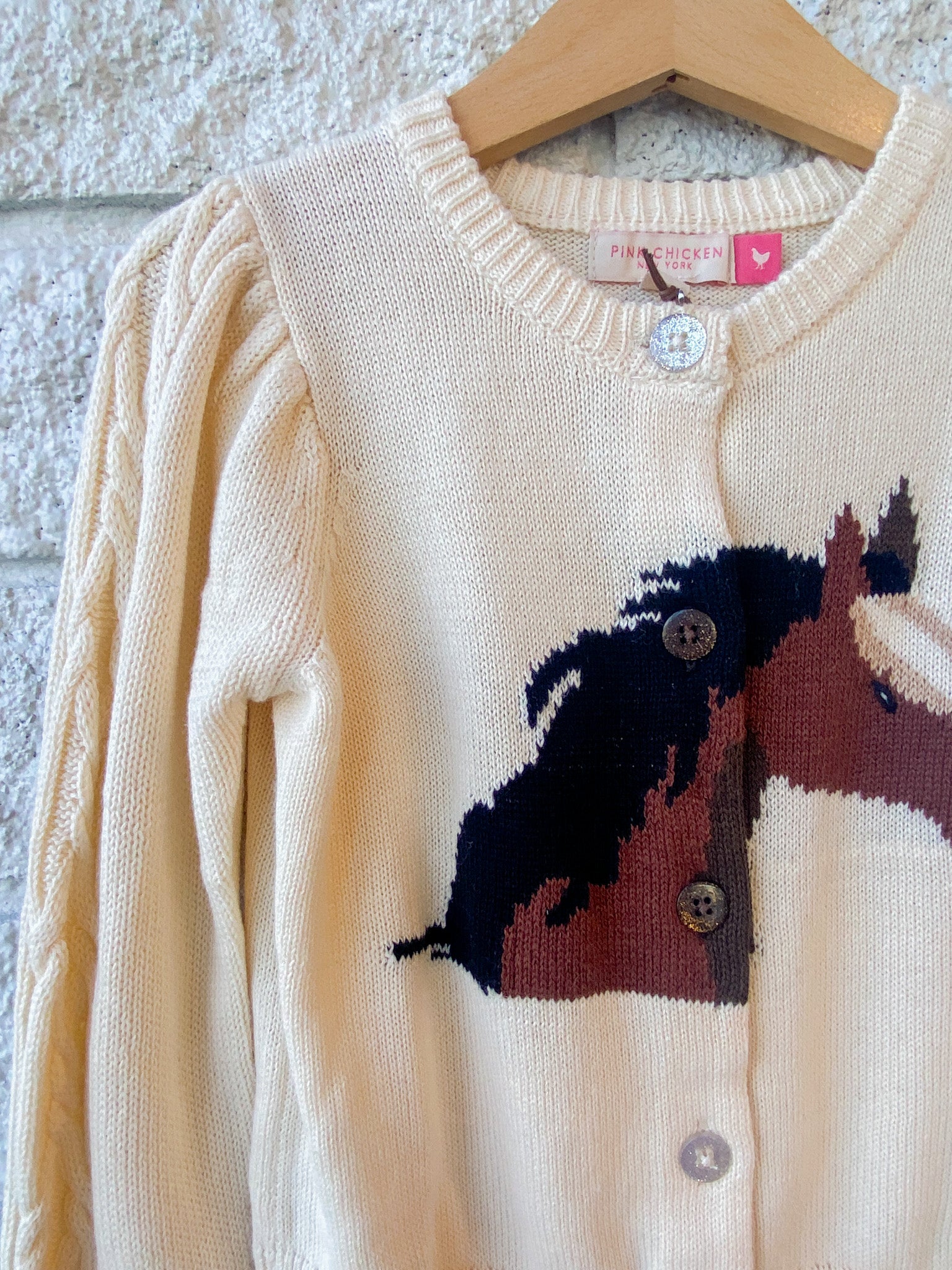 Girls Cable Constance Sweater