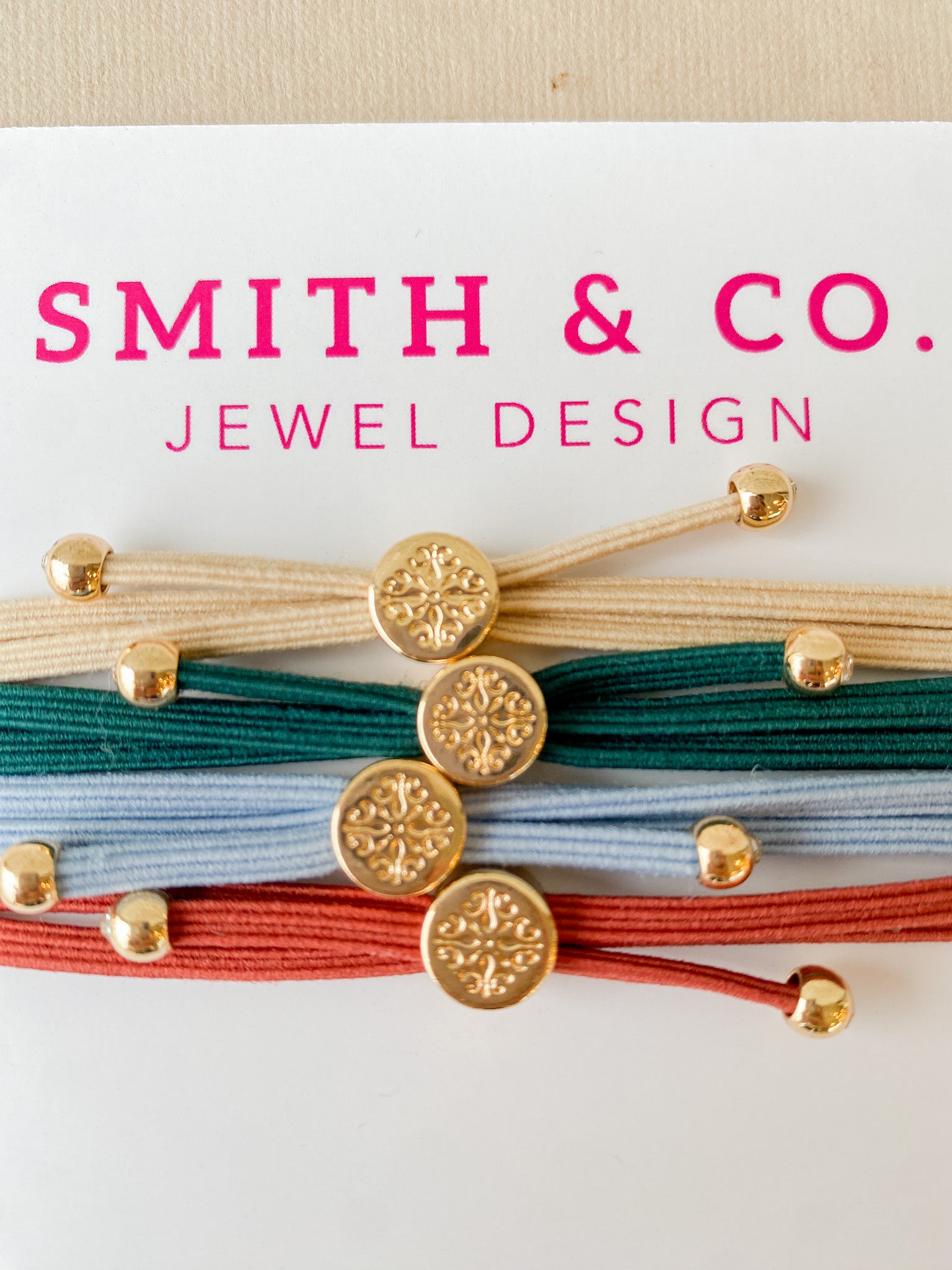 Skinny Hair Tie Set - Antique