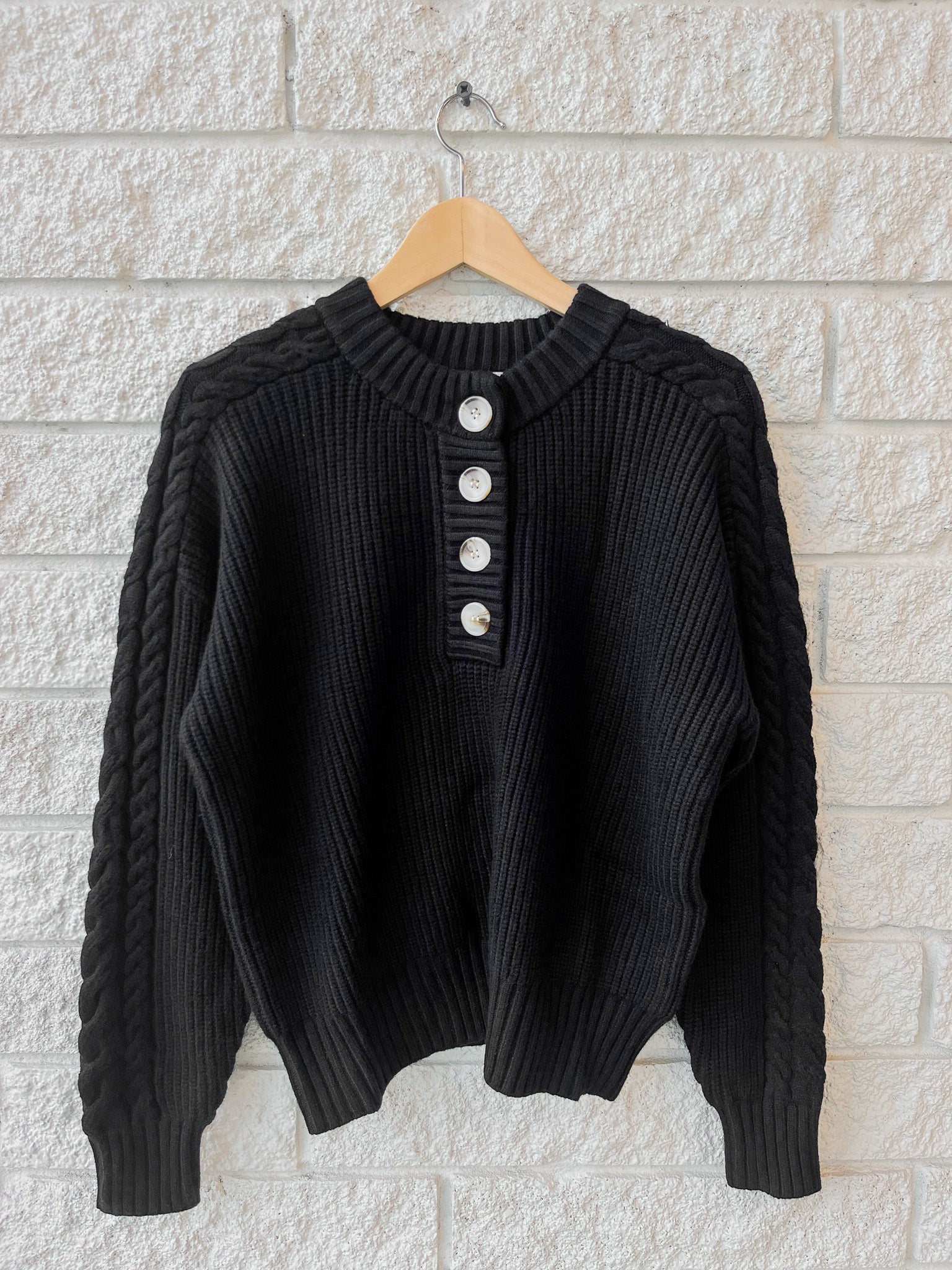 Vera Button Neck Sweater