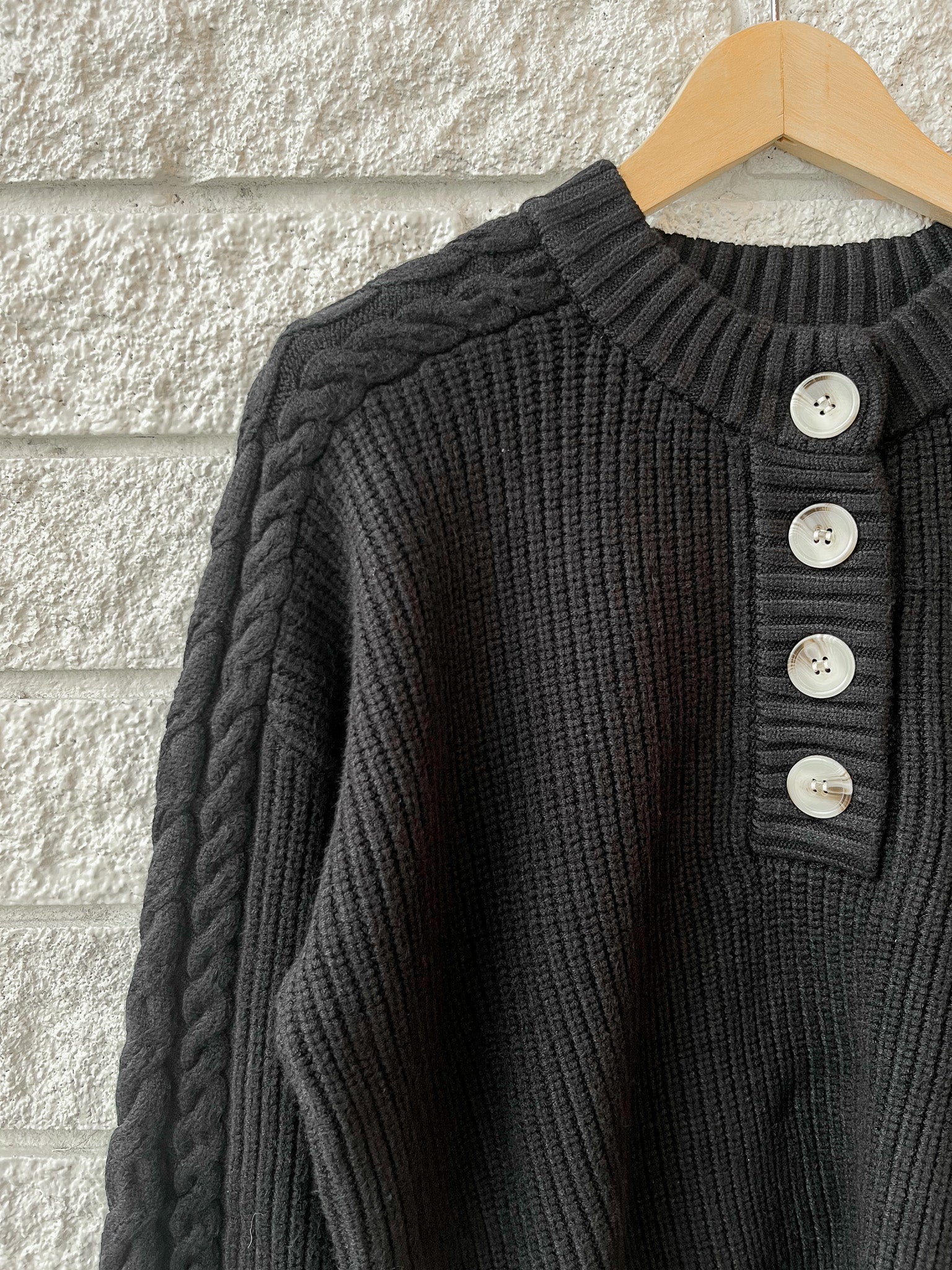 Vera Button Neck Sweater