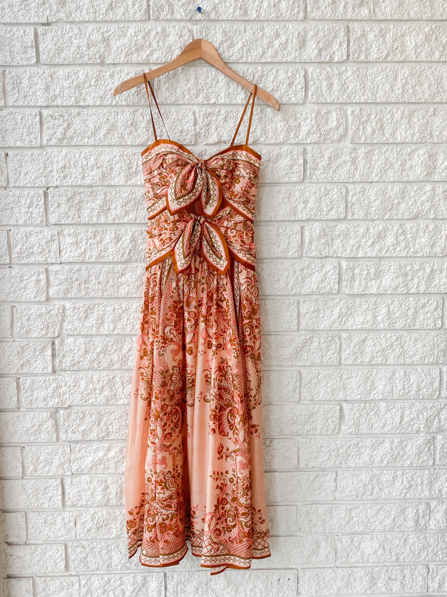 Aster Scarf Midi Dress