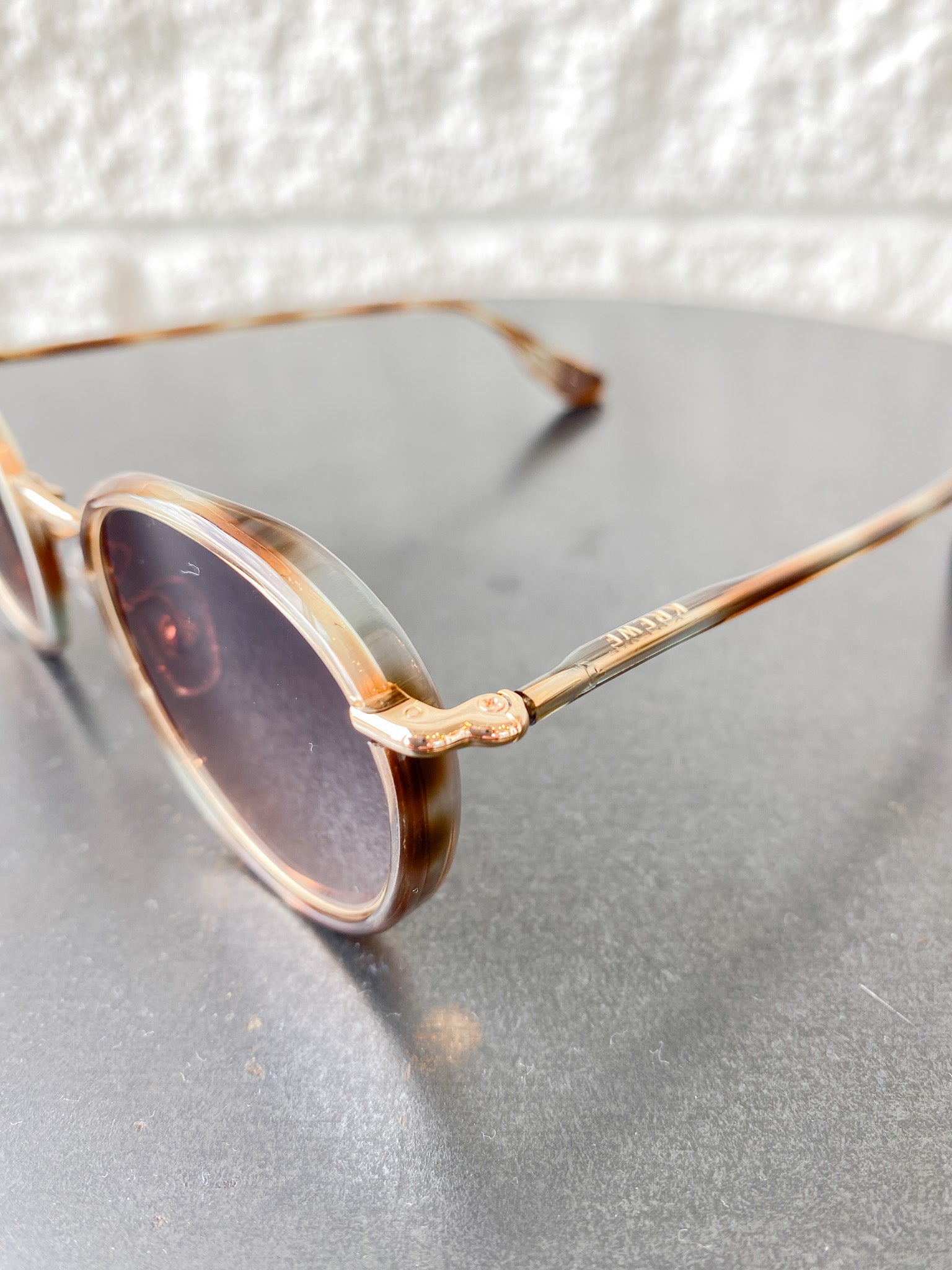 Tate | Aquamarine Tortoise 18k
