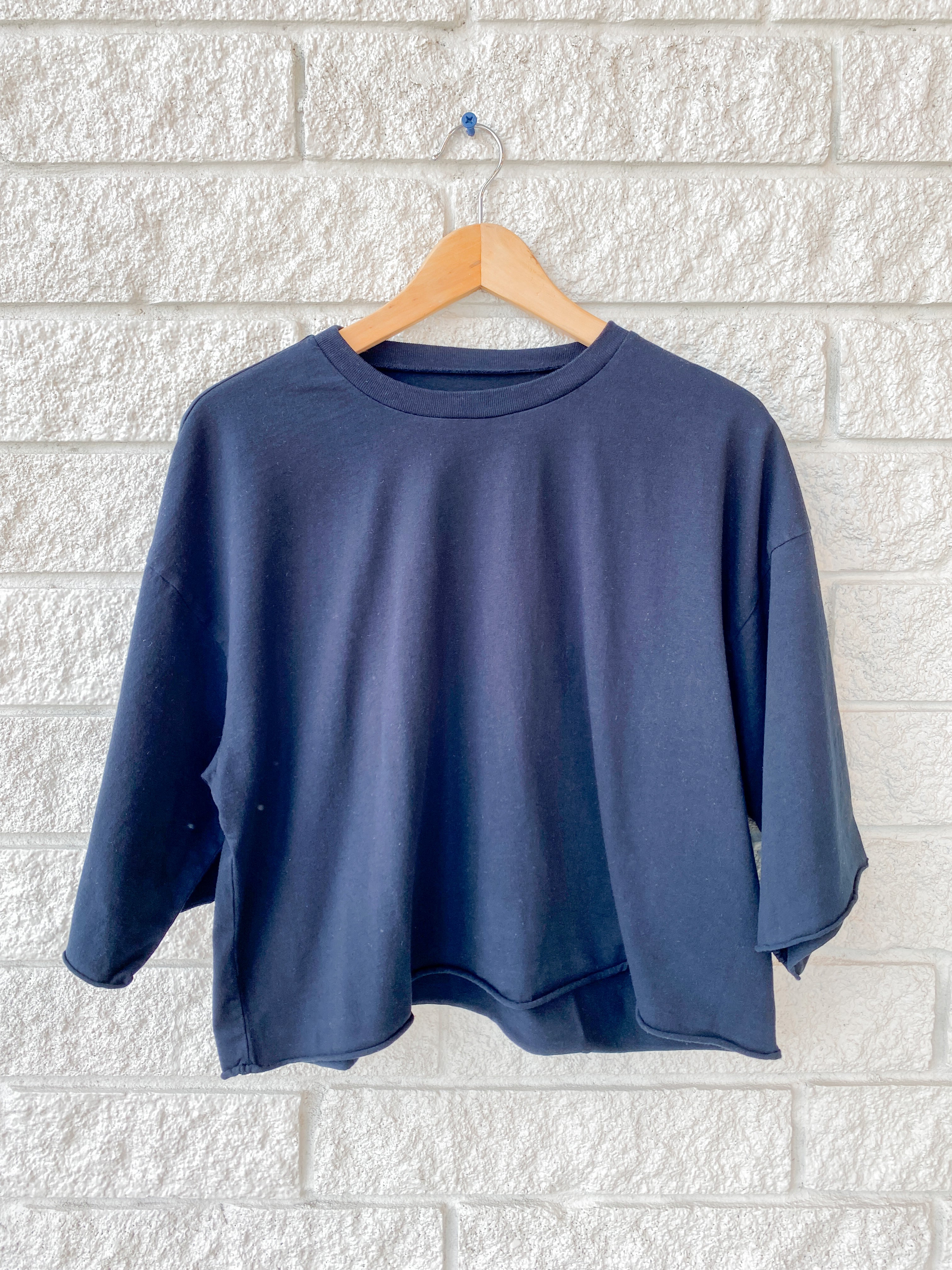 Presley Oversized Crop SS Tee