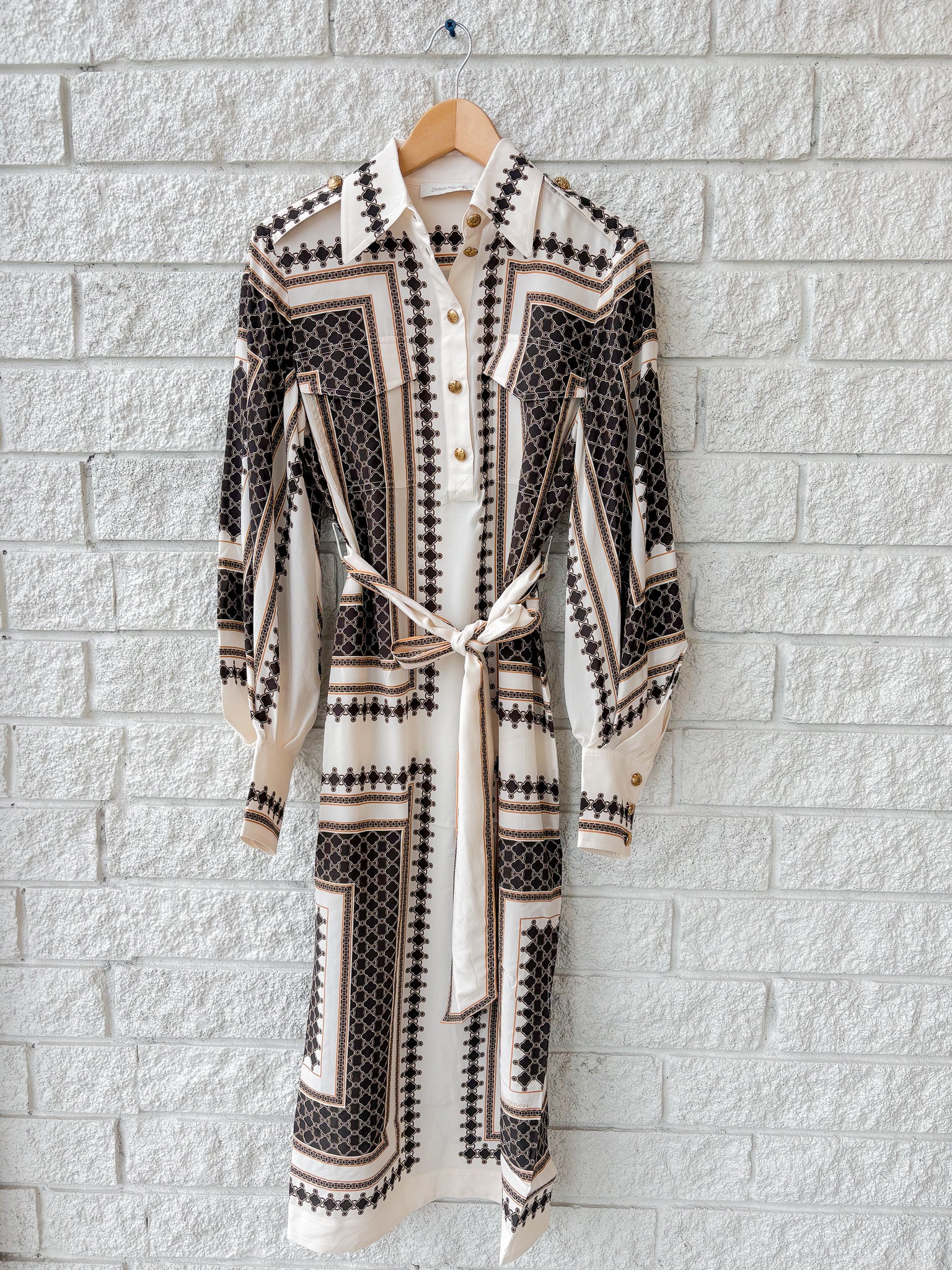 Scarf Midi Dress