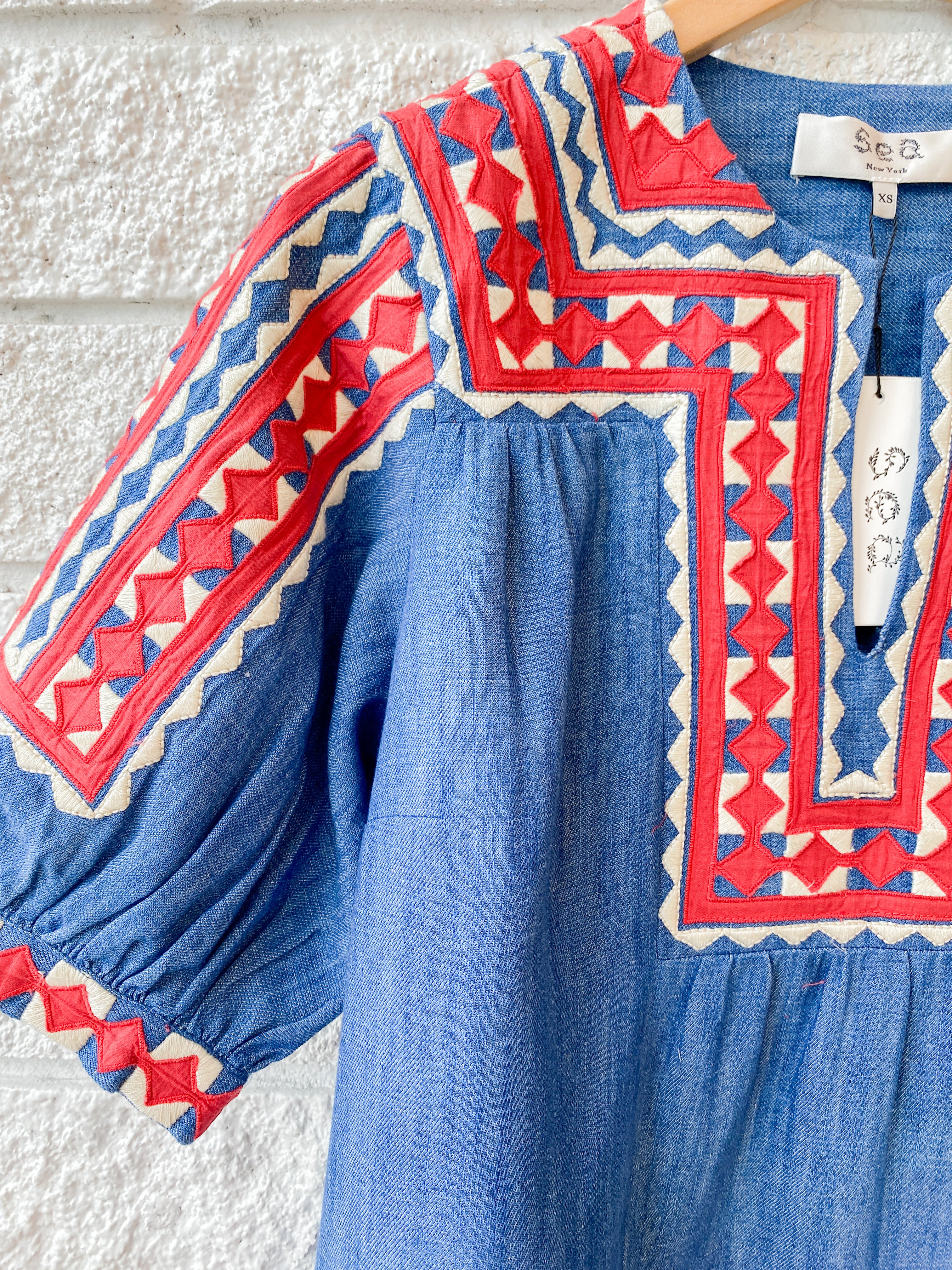 Stina Chambray Mini Dress
