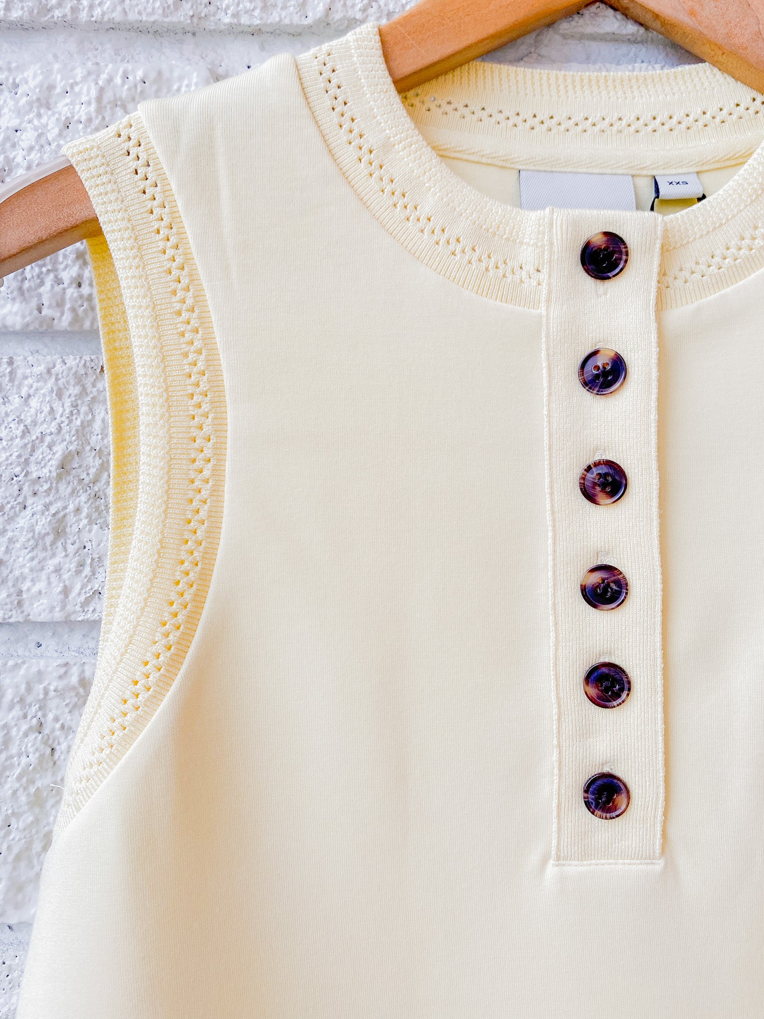 Marla Button Placket Tank