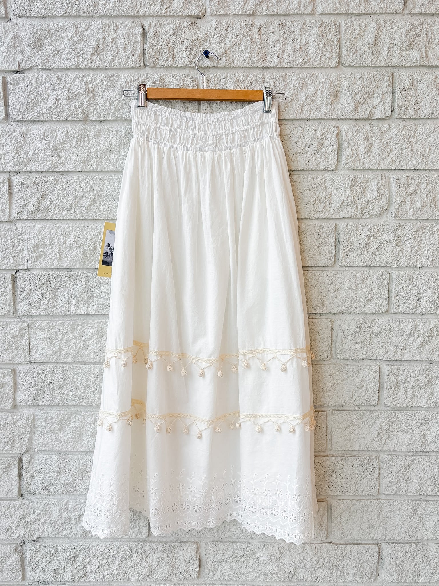 Bianca Skirt White Eyelet