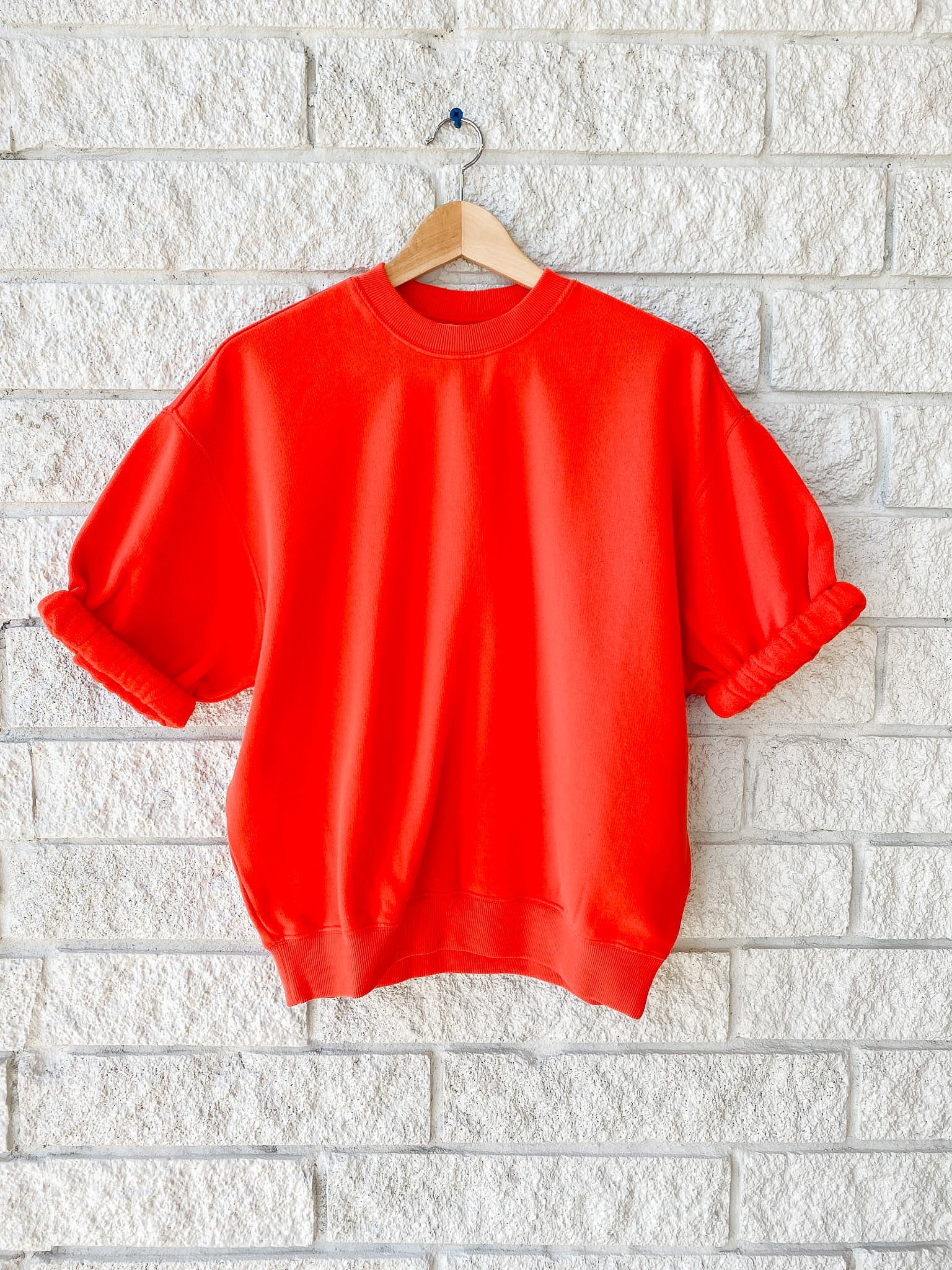 Short Sleeve Oversized Sweatshirt