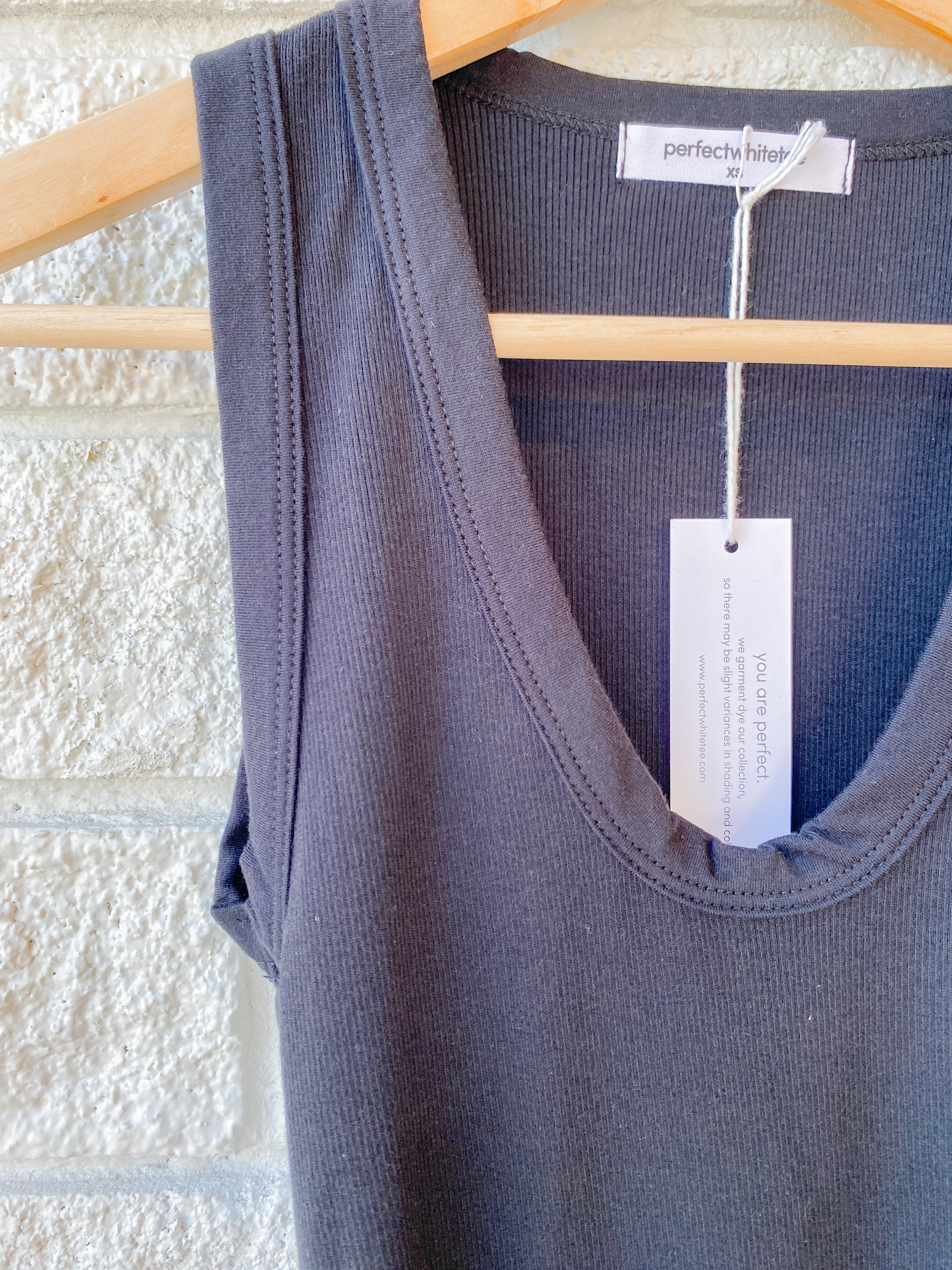 Jordan U-Neck Ribbed Tank