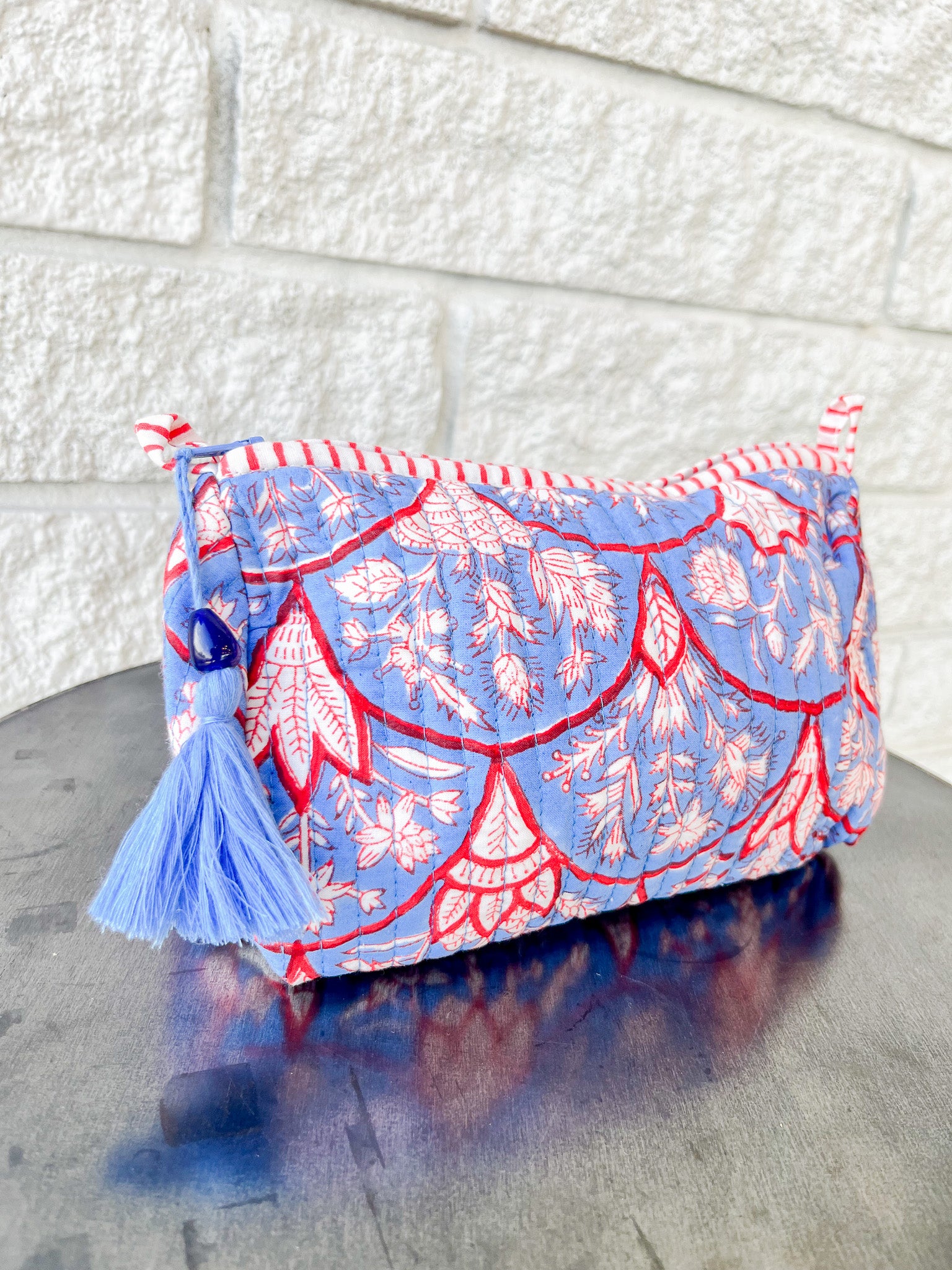 Blue Arch Toiletry Bag: Small