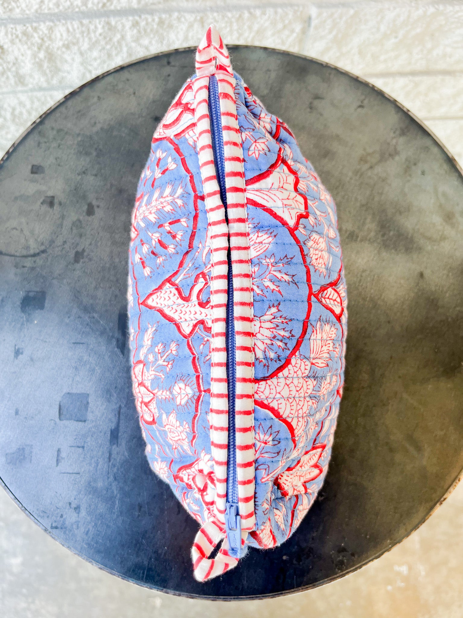 Blue Arch Toiletry Bag: Small