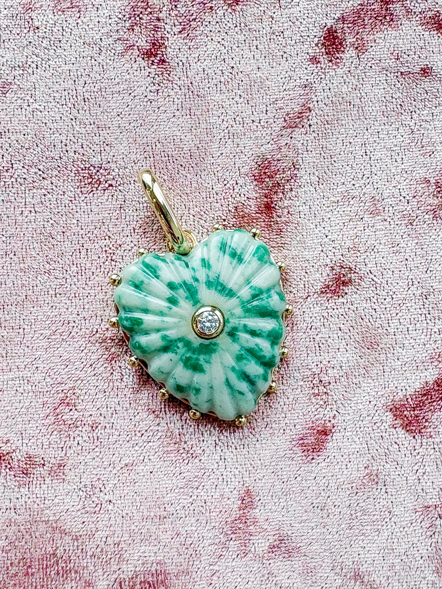 Malene Green Dot Clip Charm