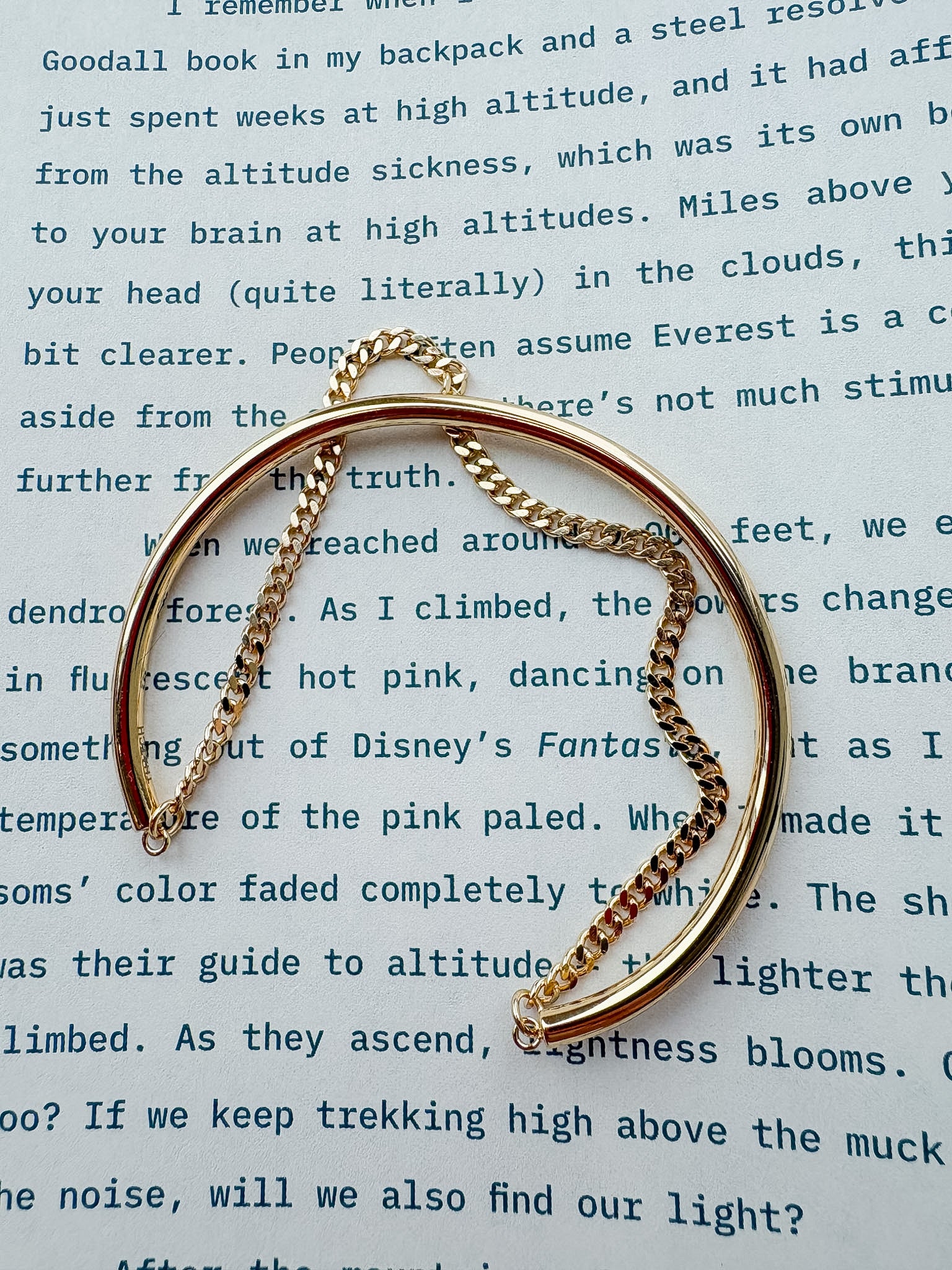 Daniella Cuff Bracelet: 14k Gold Plated
