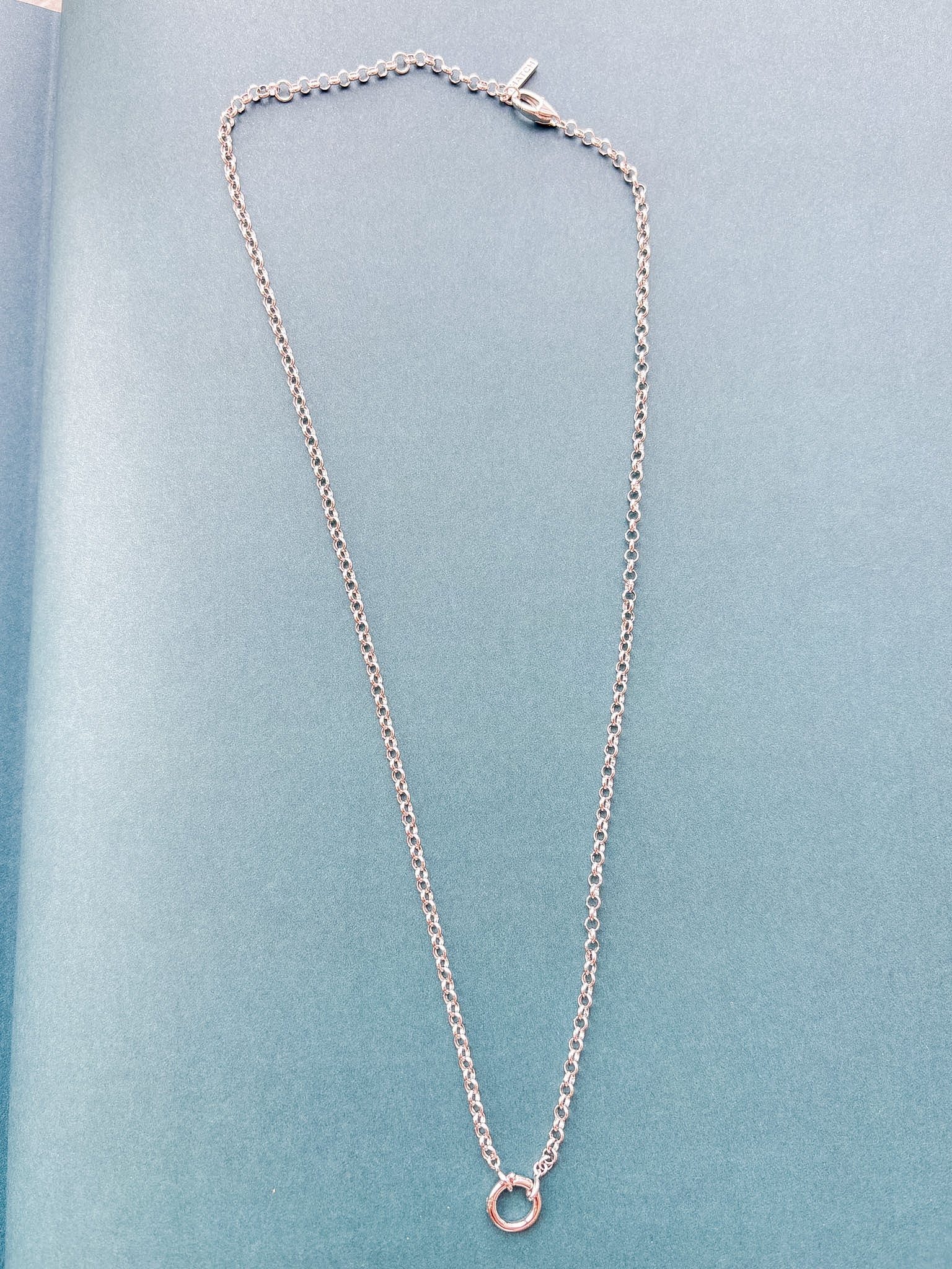 Vienna Charm Necklace | 18-20 Inch: Rhodium Plated