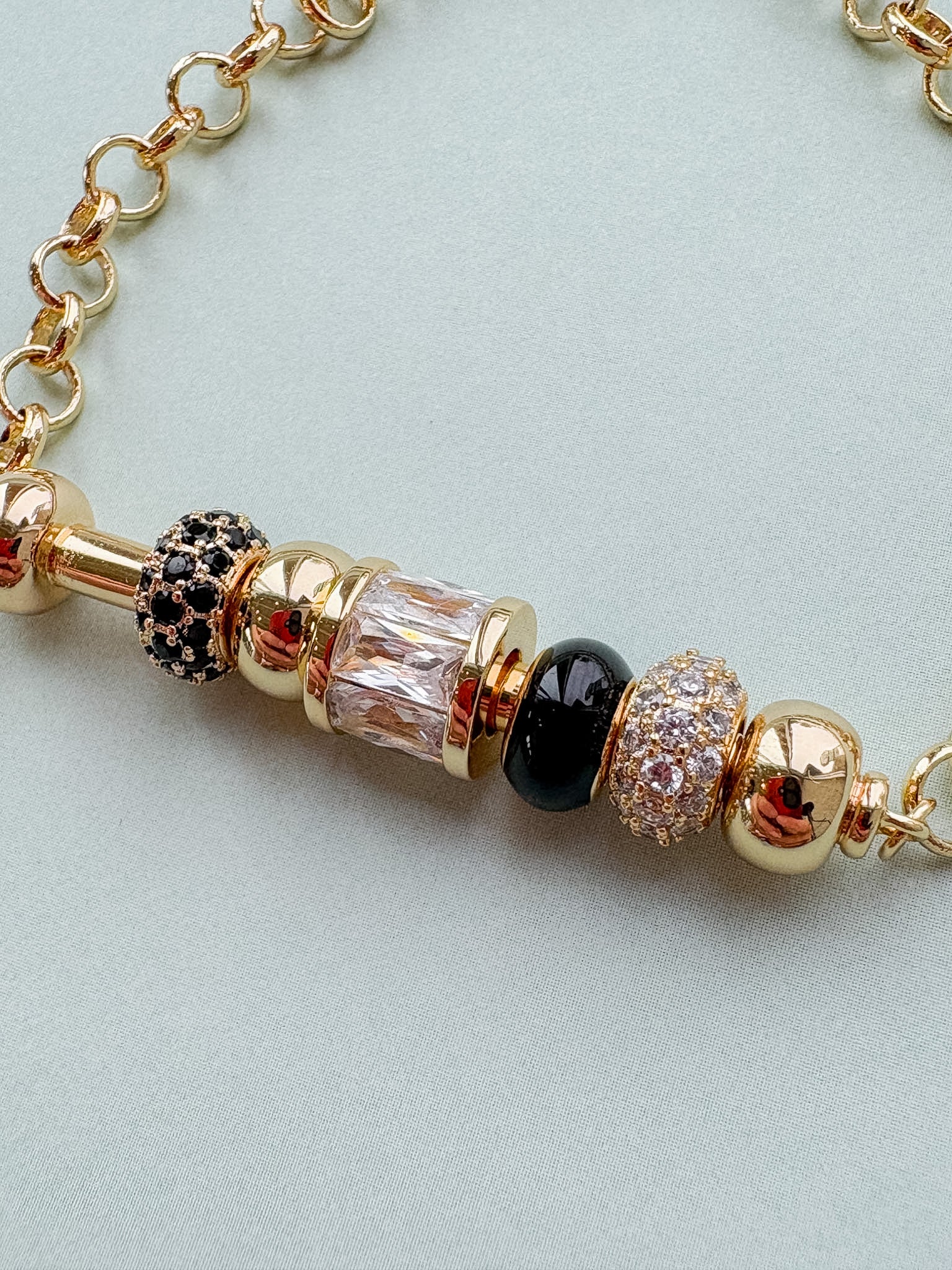 Noir Bead Bracelet