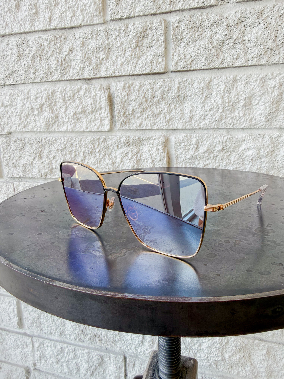 DOLLY | 24K Matte Black Fade + Crystal Mirrored