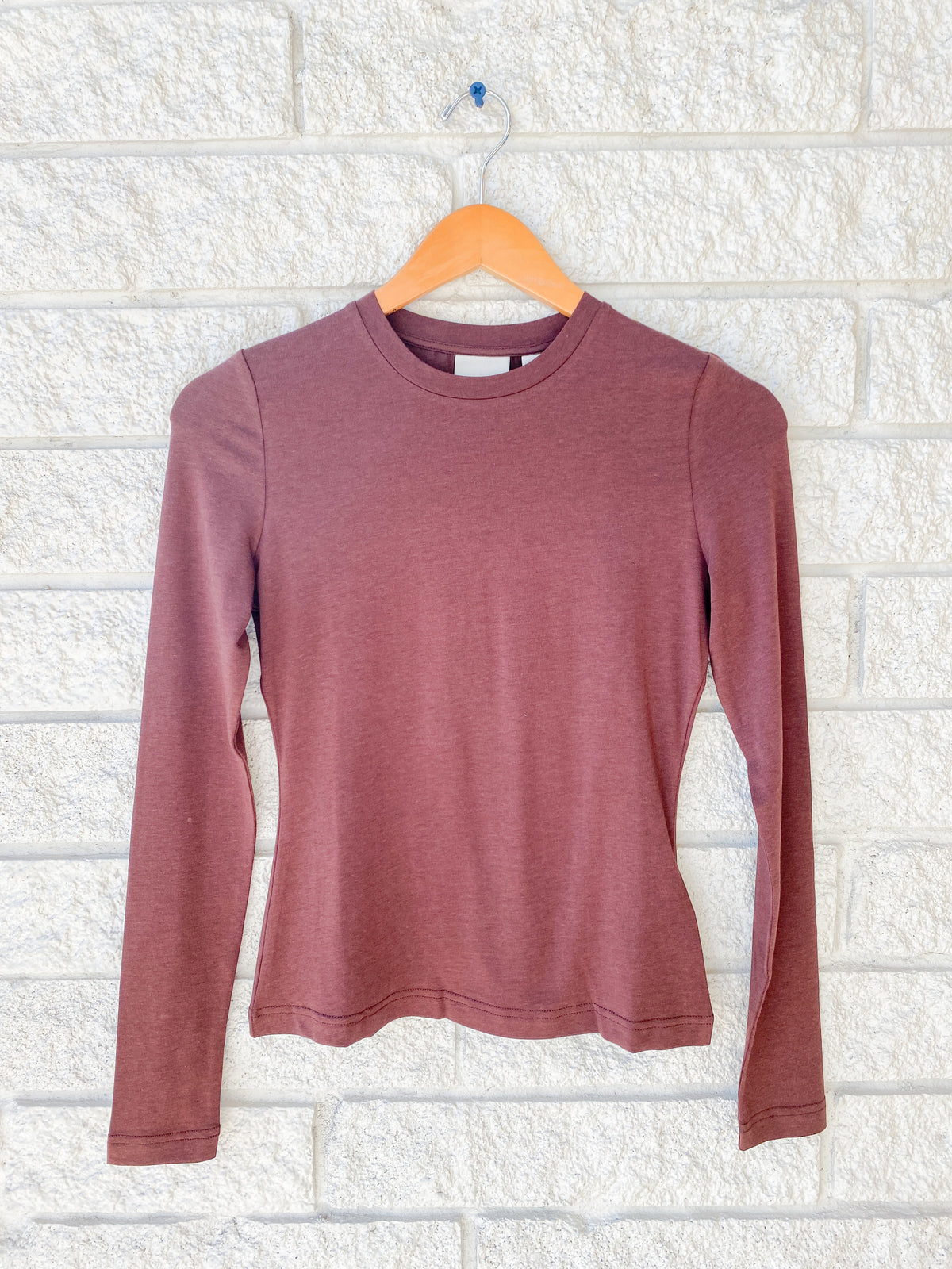 Edna Long Sleeve Fitted Tee